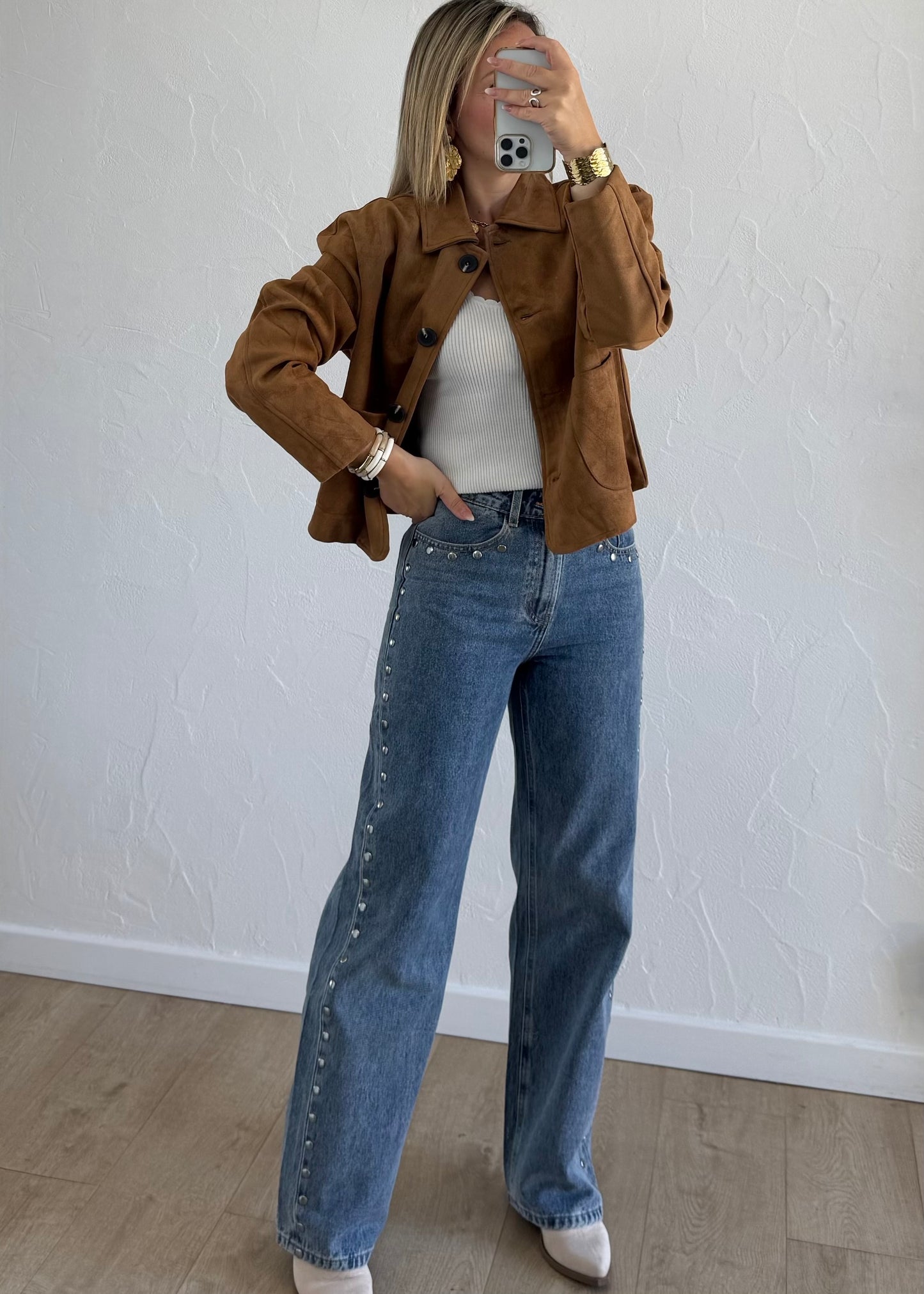 Veste TINA Camel