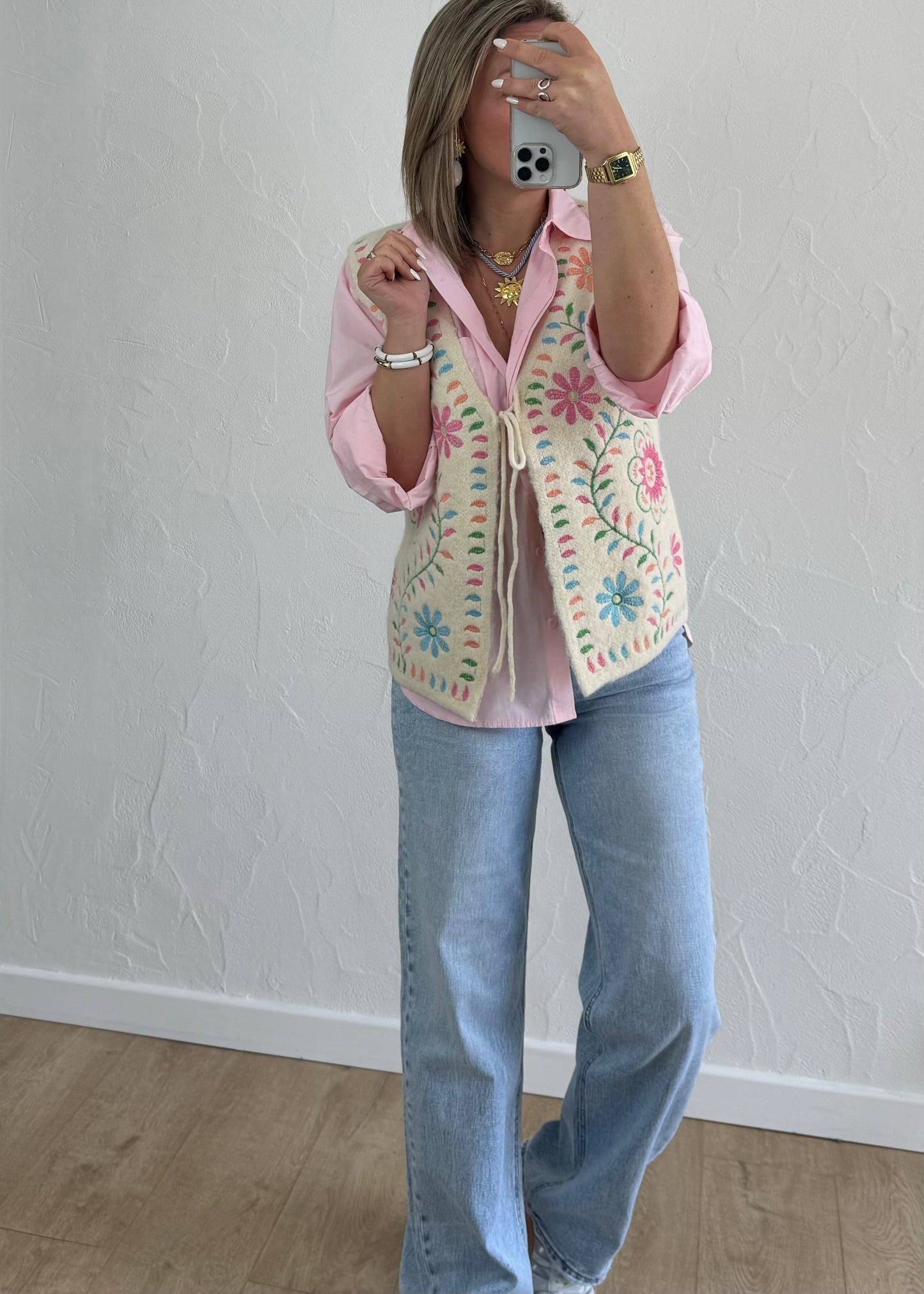 Chemise Mathilde Rose