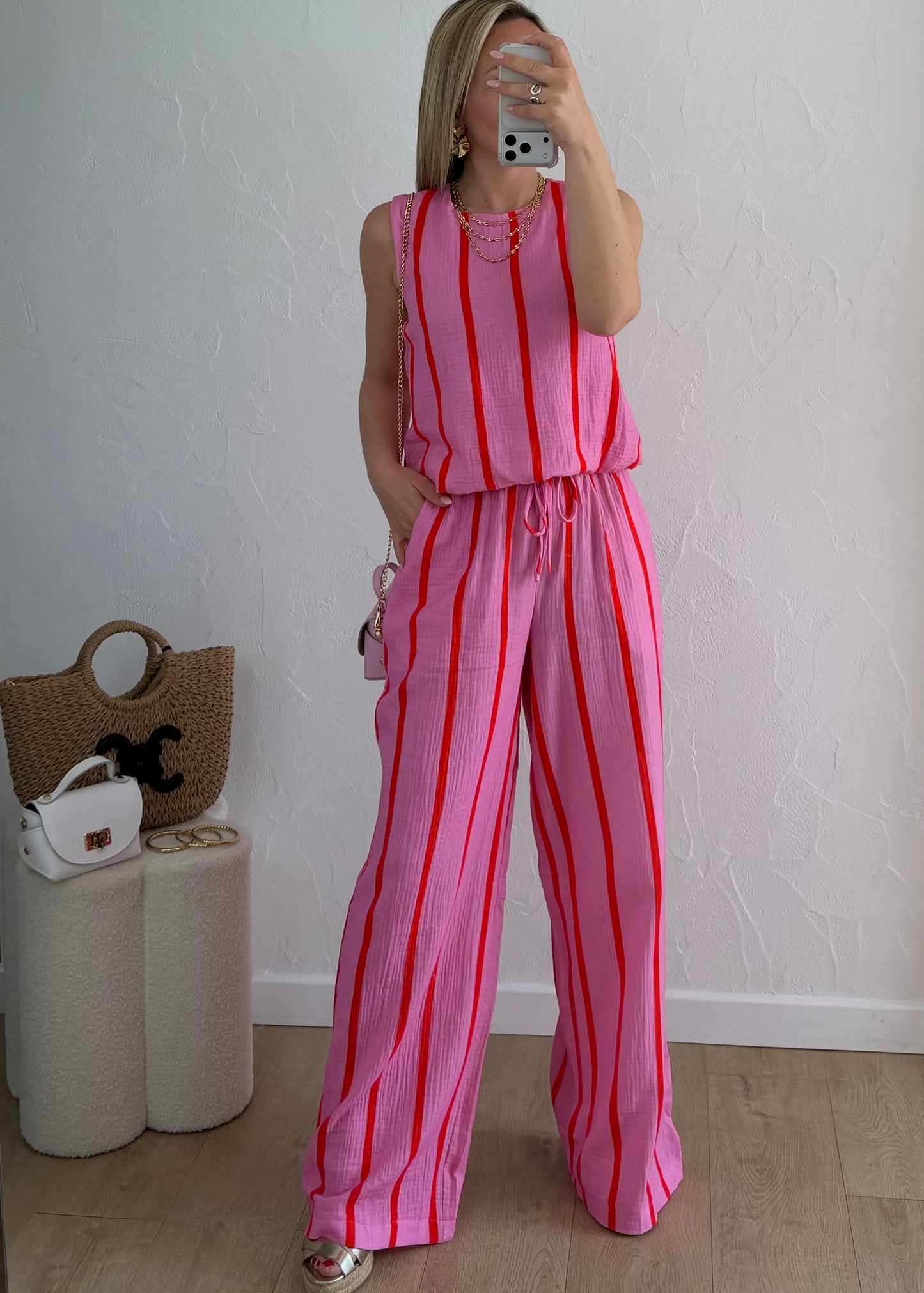 Pantalon EVANIA Rose