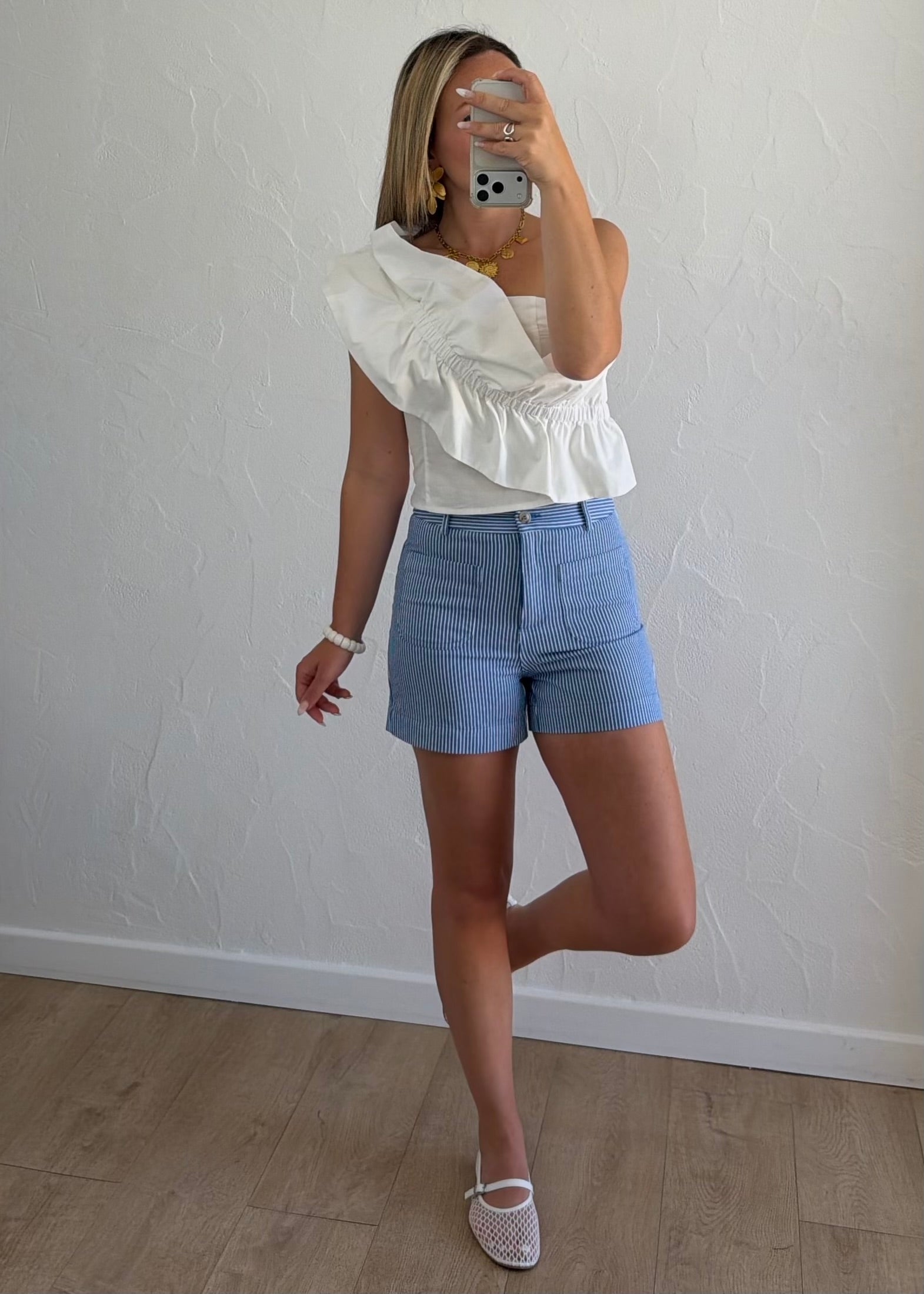 Top CÉLINE Blanc