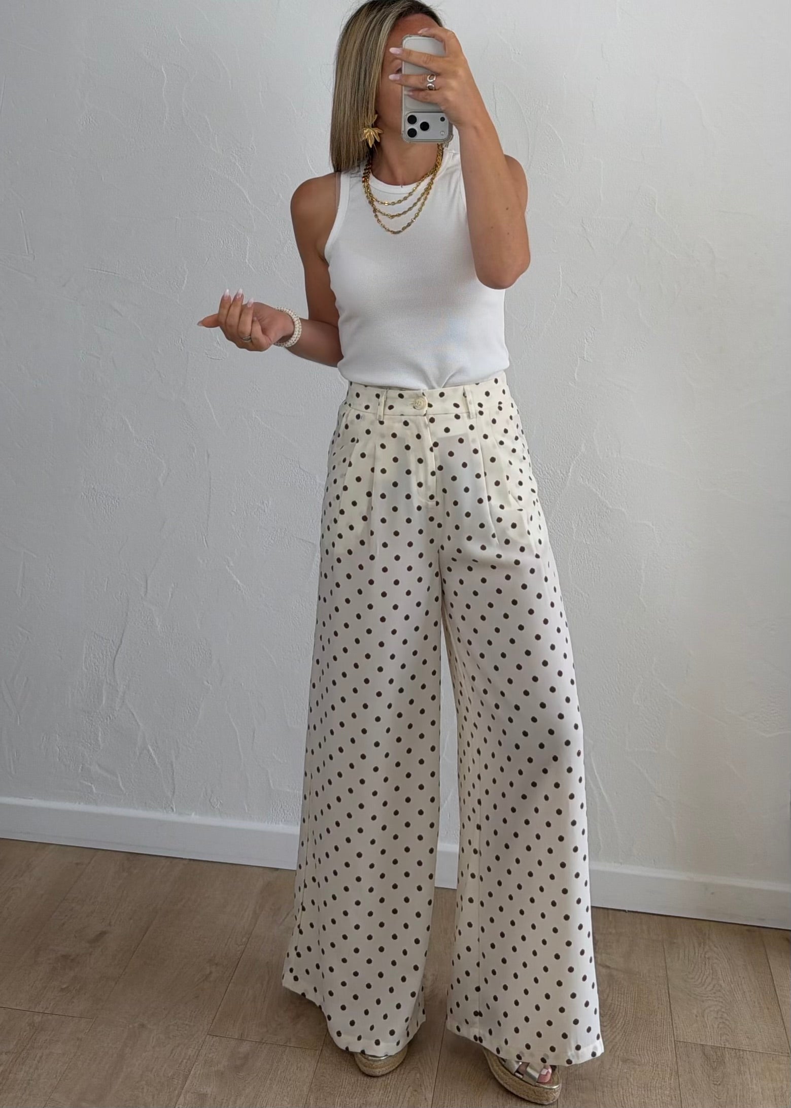 Pantalon NOELIE Ecru