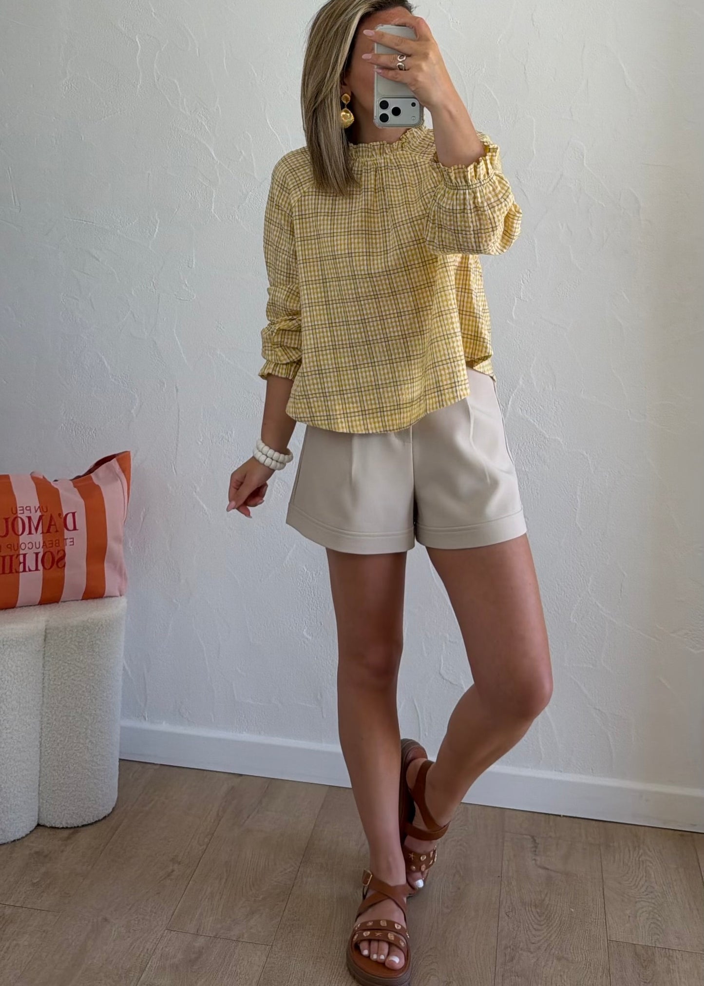 Chemisier AVA Jaune