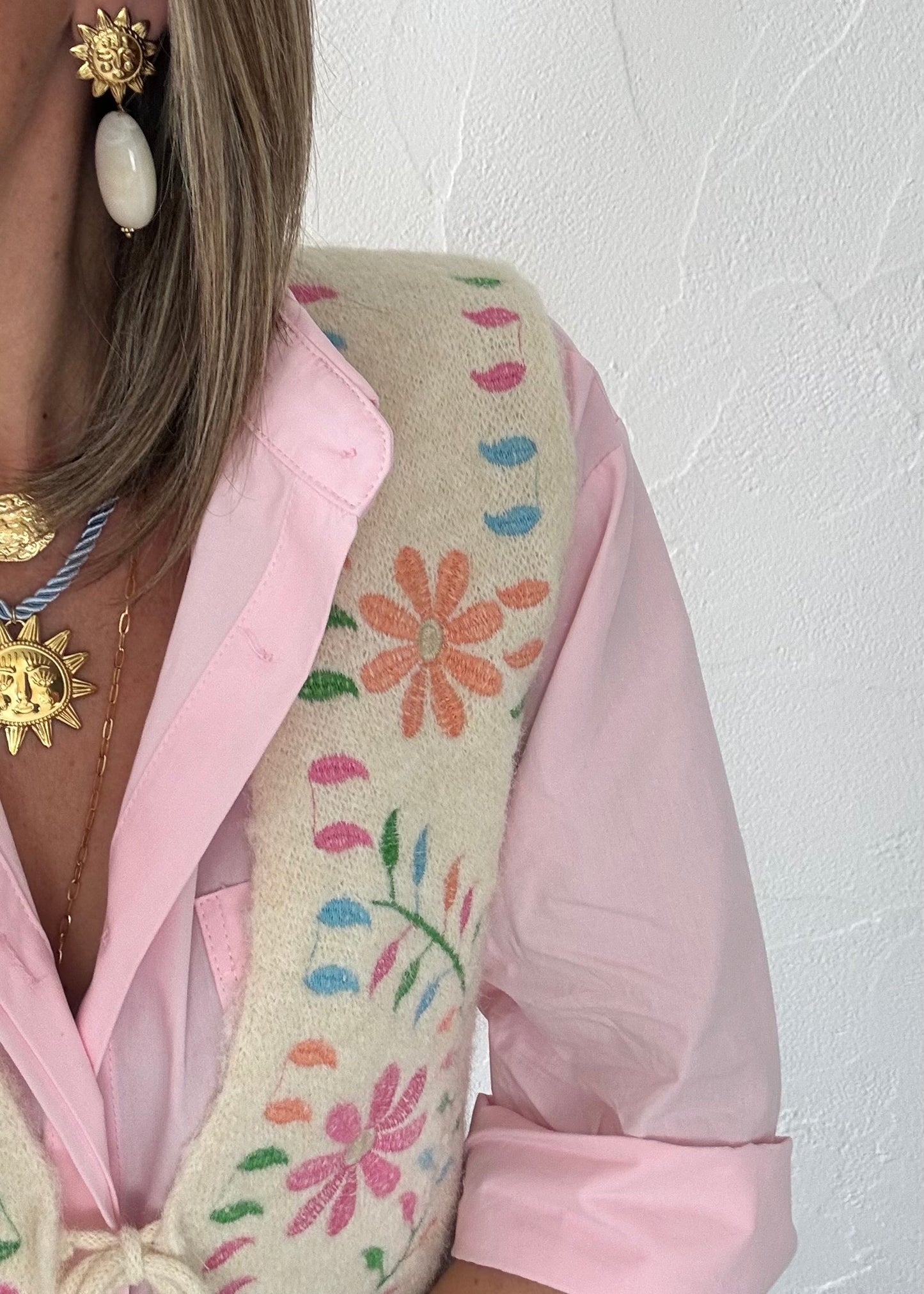 Chemise Mathilde Rose
