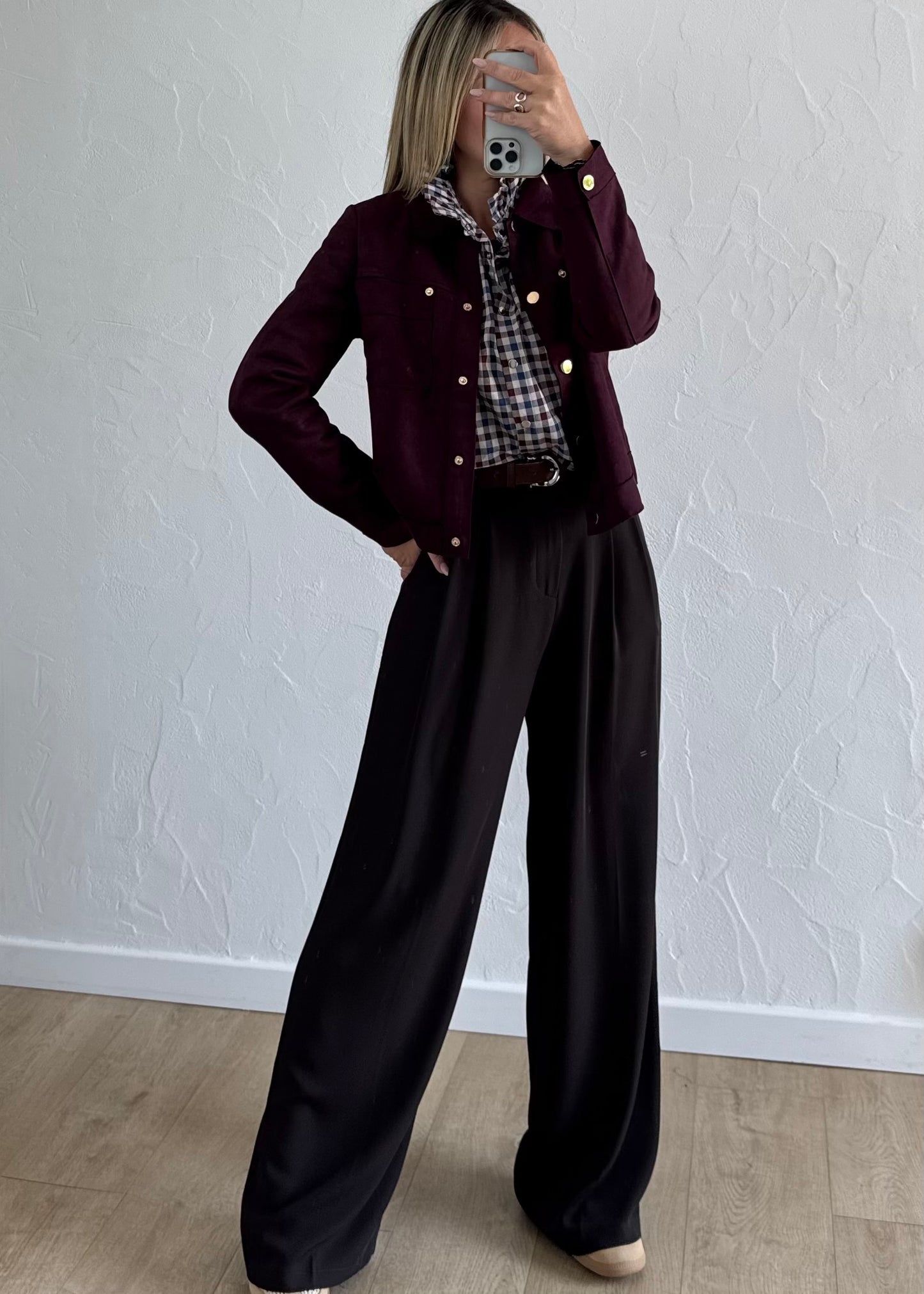 Veste NYRA Bordeaux