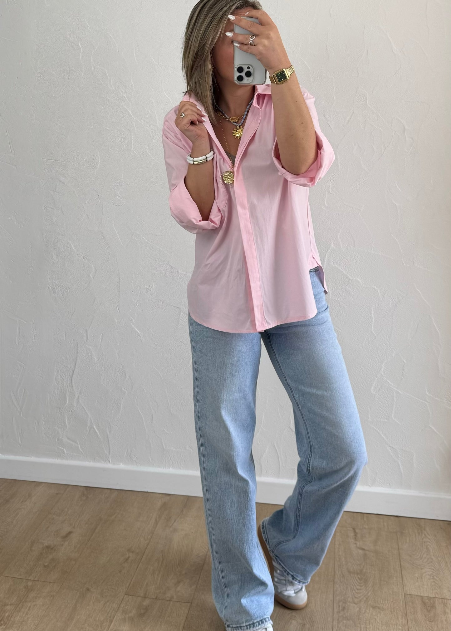 Chemise Mathilde Rose