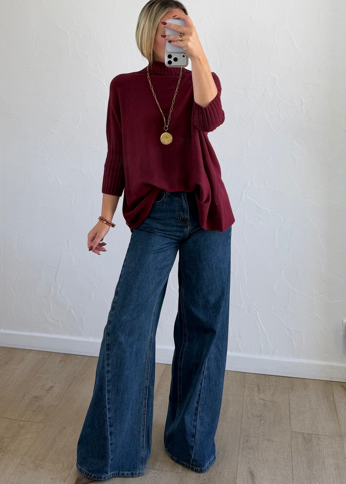 Pull Archie bordeaux