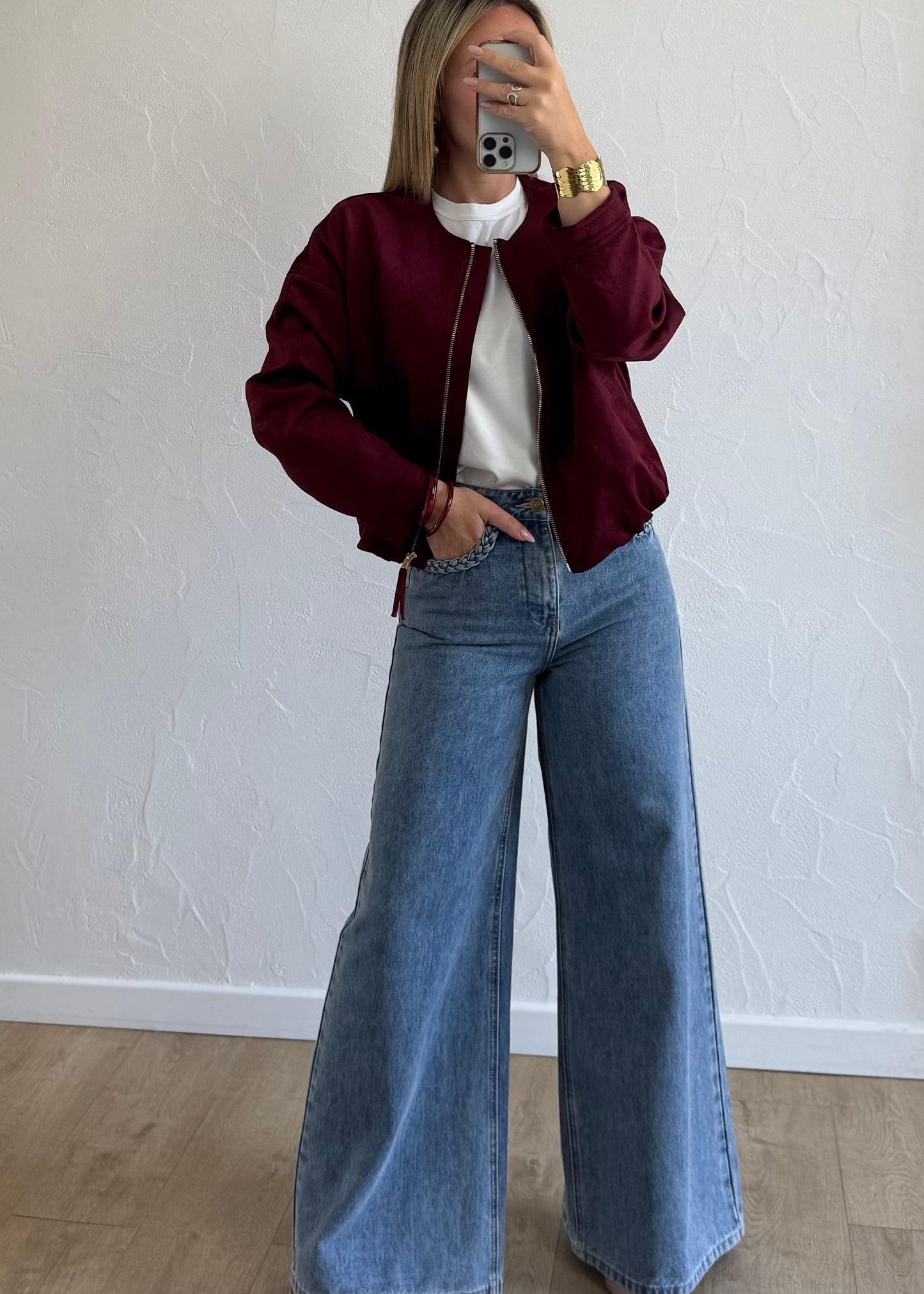 Veste BLEUET Bordeaux