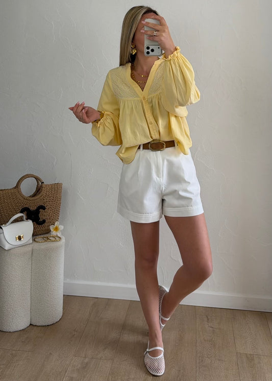 Chemisier BLANDINE Jaune