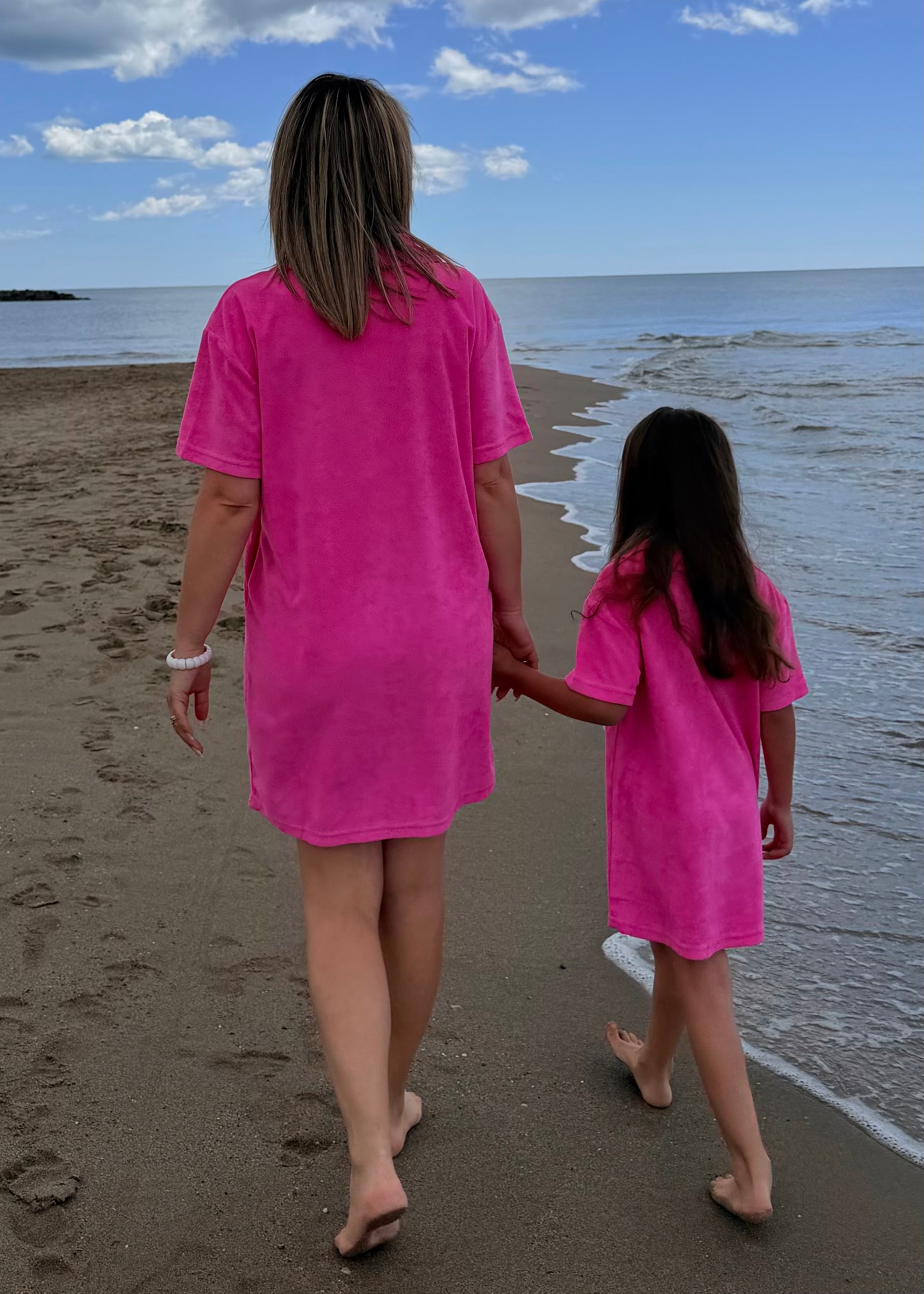 Robe Éponge Fuschia 🩷 Enfant