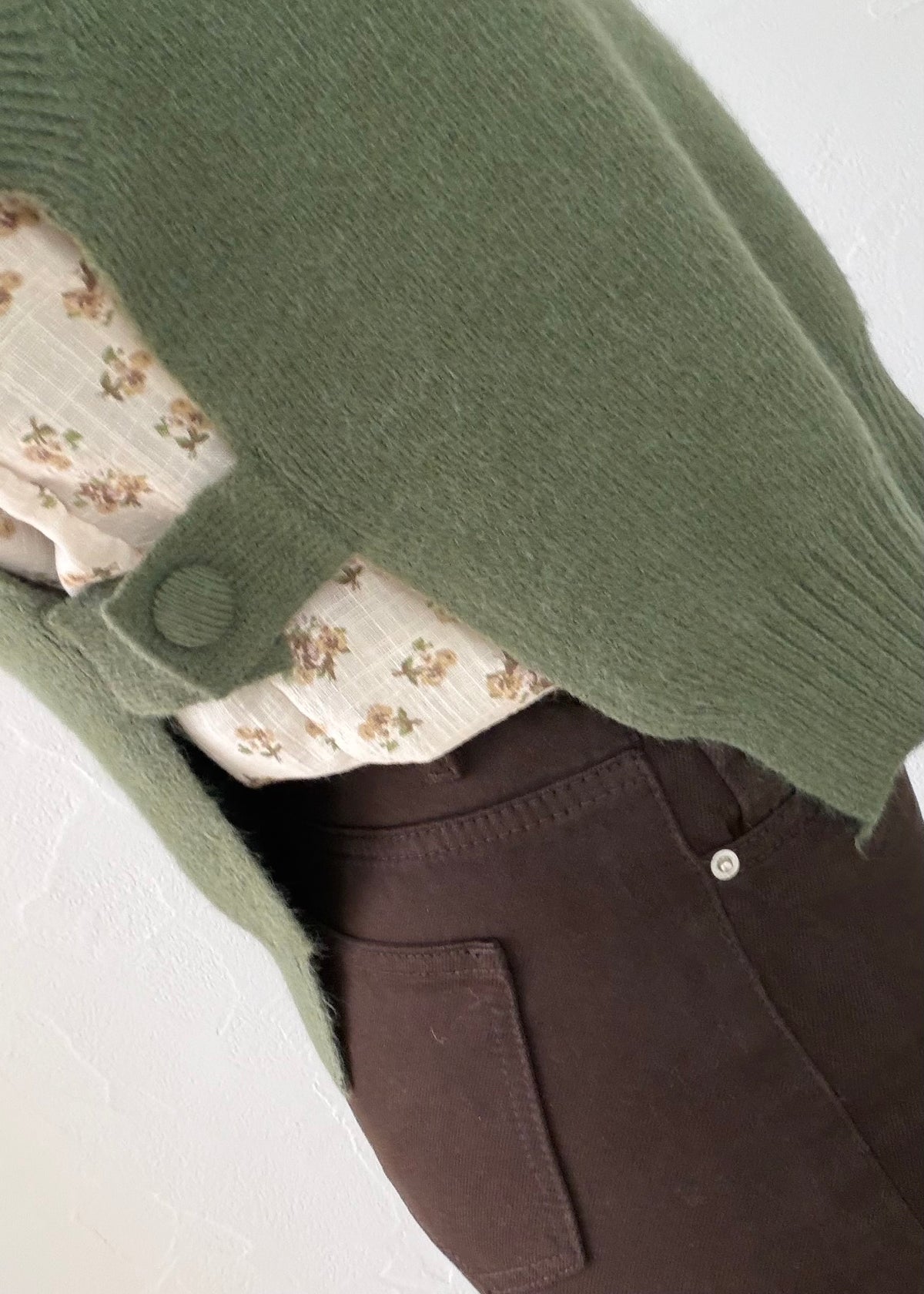 Pull sans manche Dario kaki
