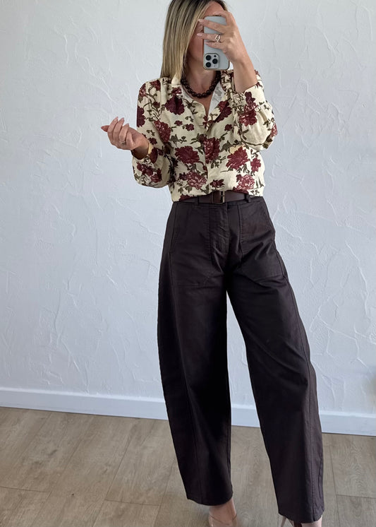 Pantalon BALLON Marron