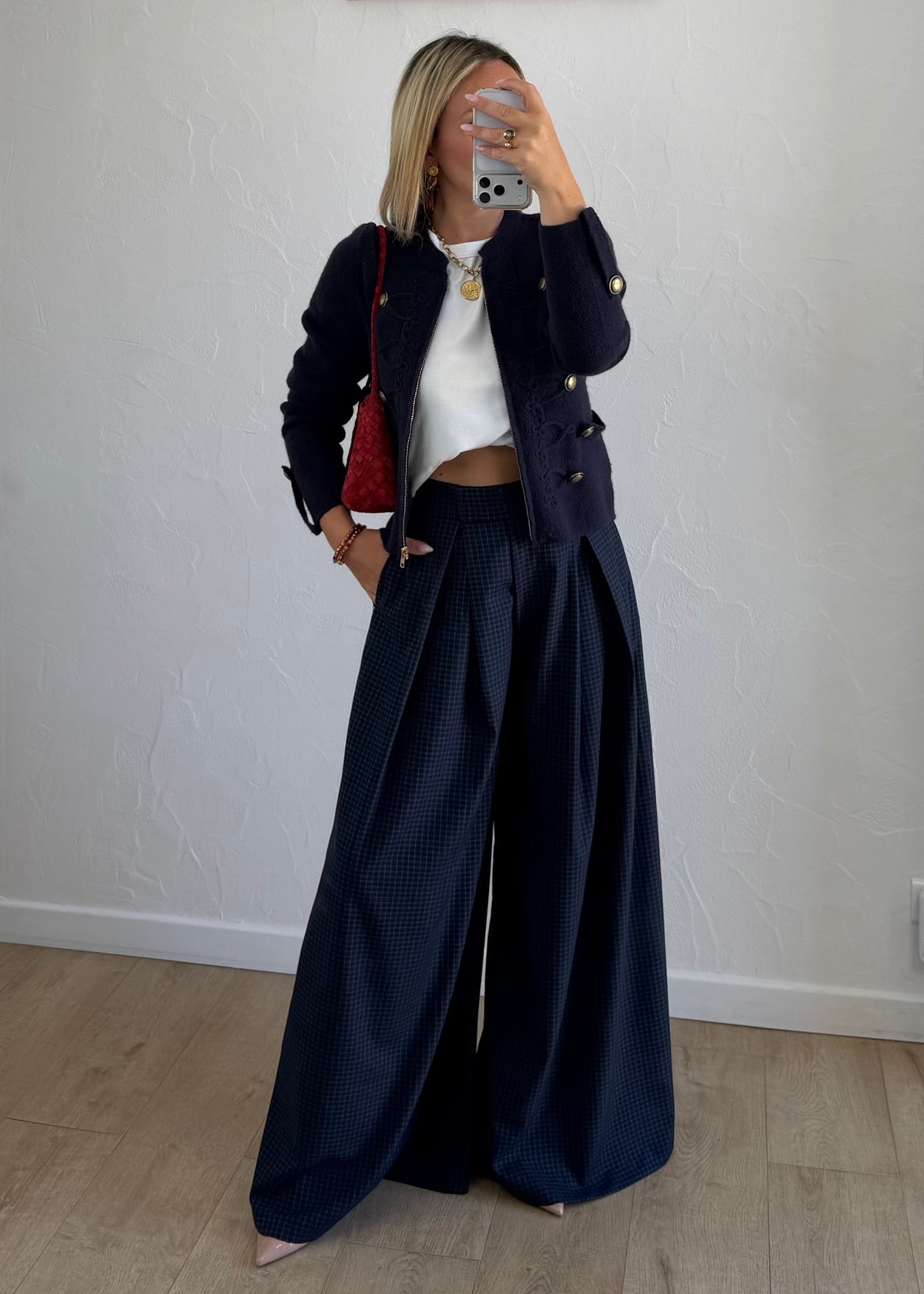 Gilet Romane bleu marine