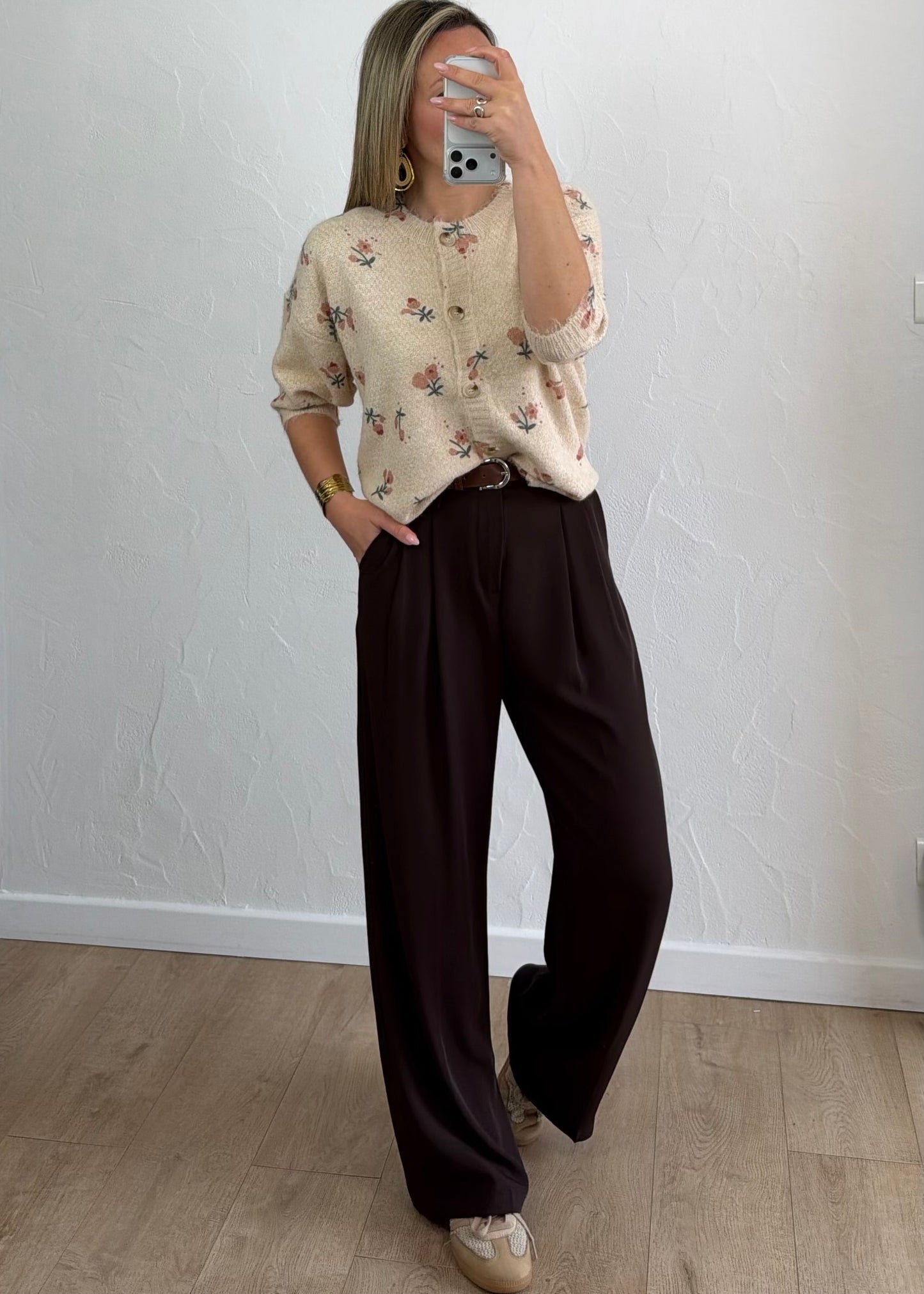 Gilet MARGUERITE Beige