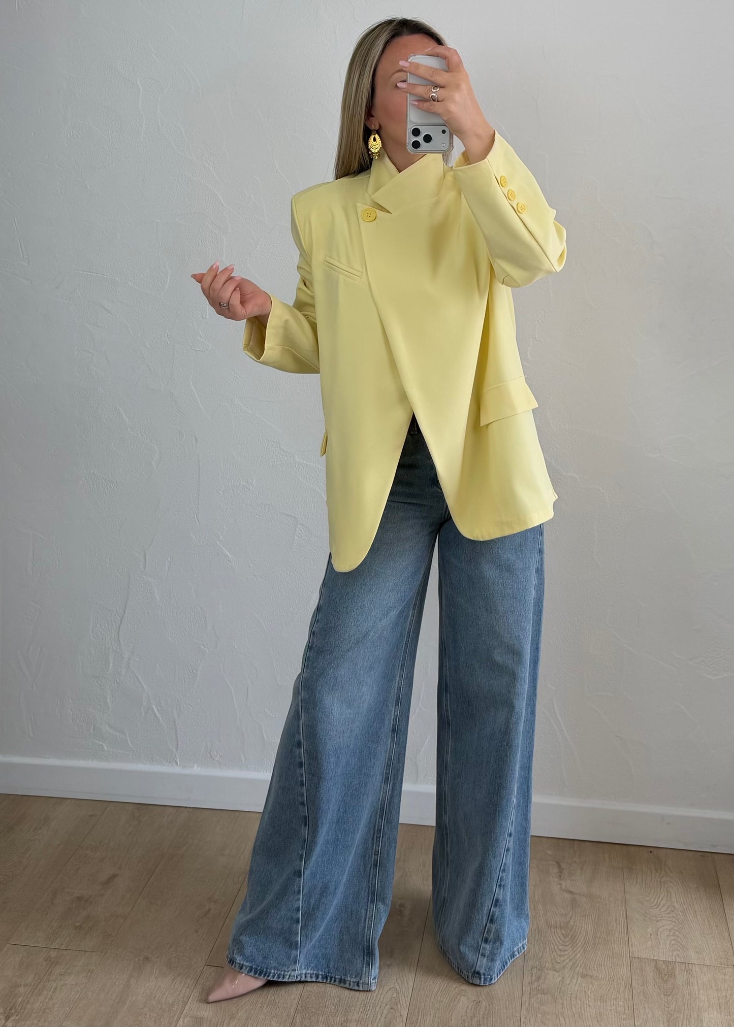 Blazer EULALIE Jaune
