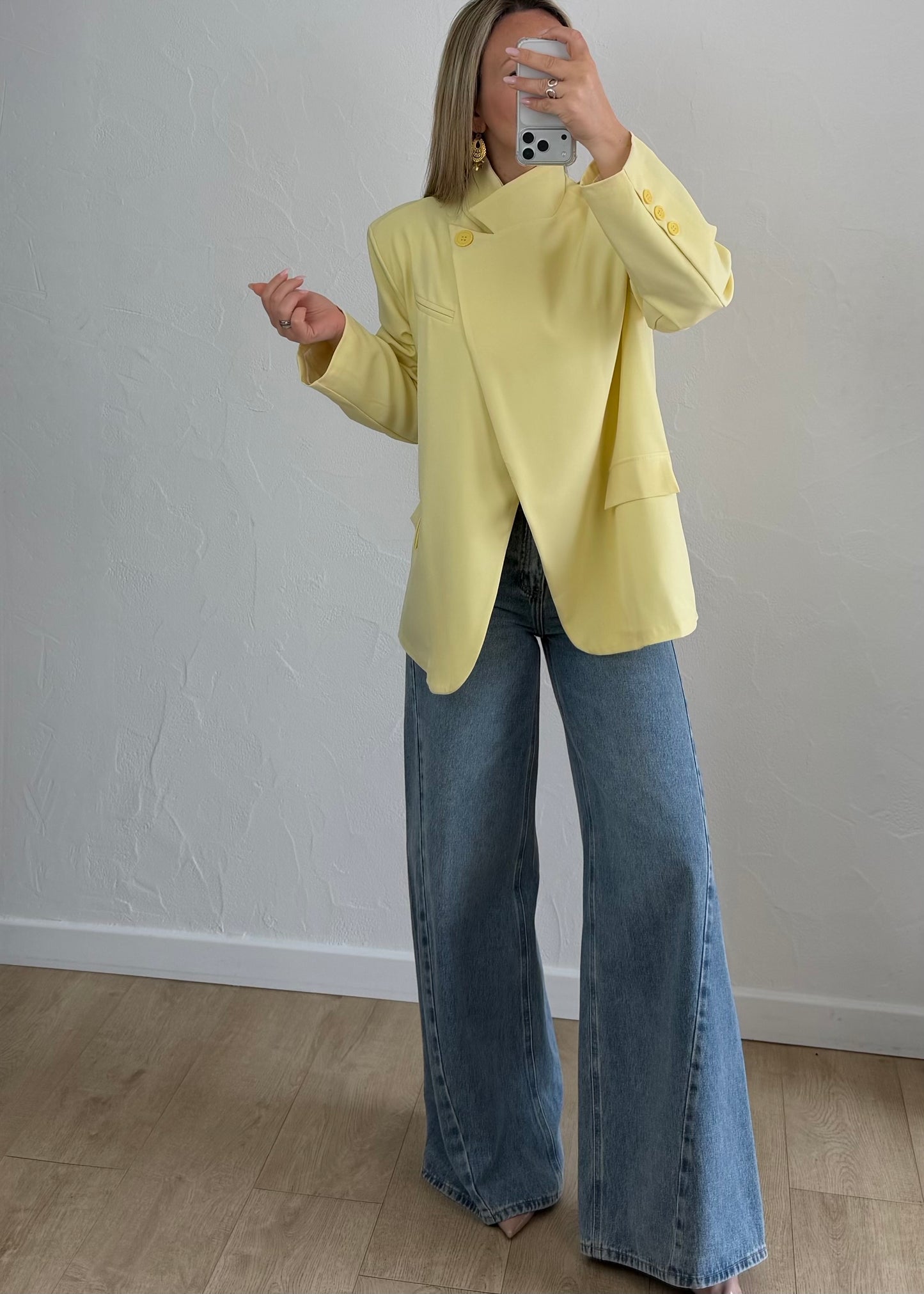 Blazer EULALIE Jaune