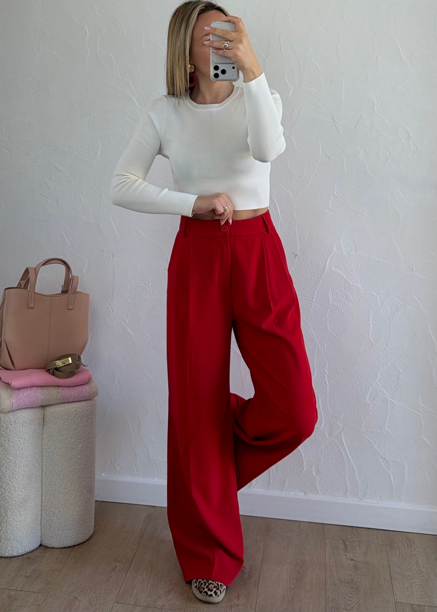 Pantalon CORALIE Rouge 💋