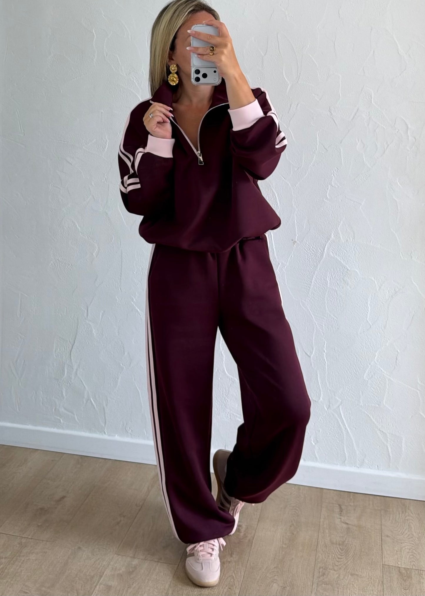 Pantalon Viny bordeaux