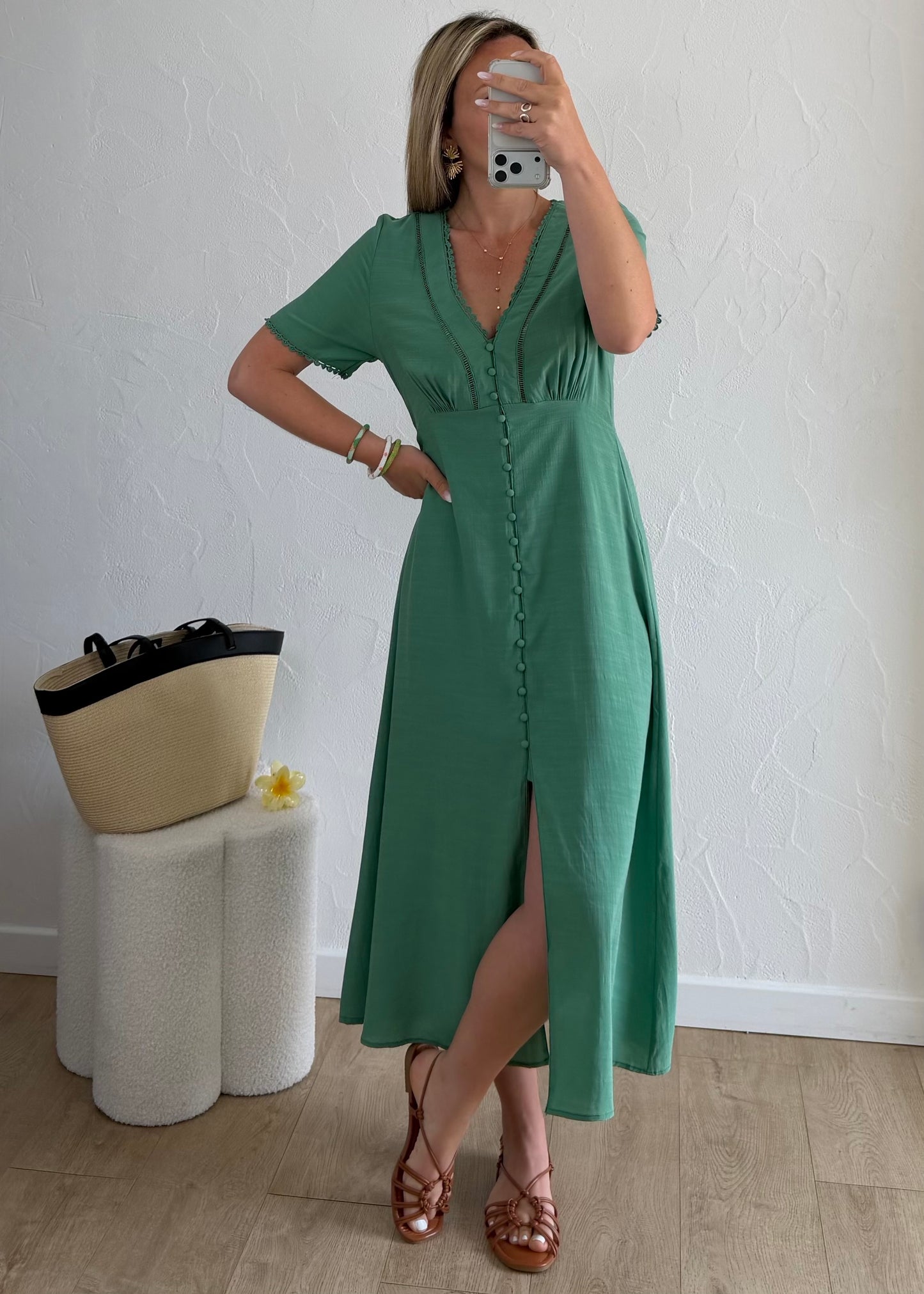 Robe IRINA Vert