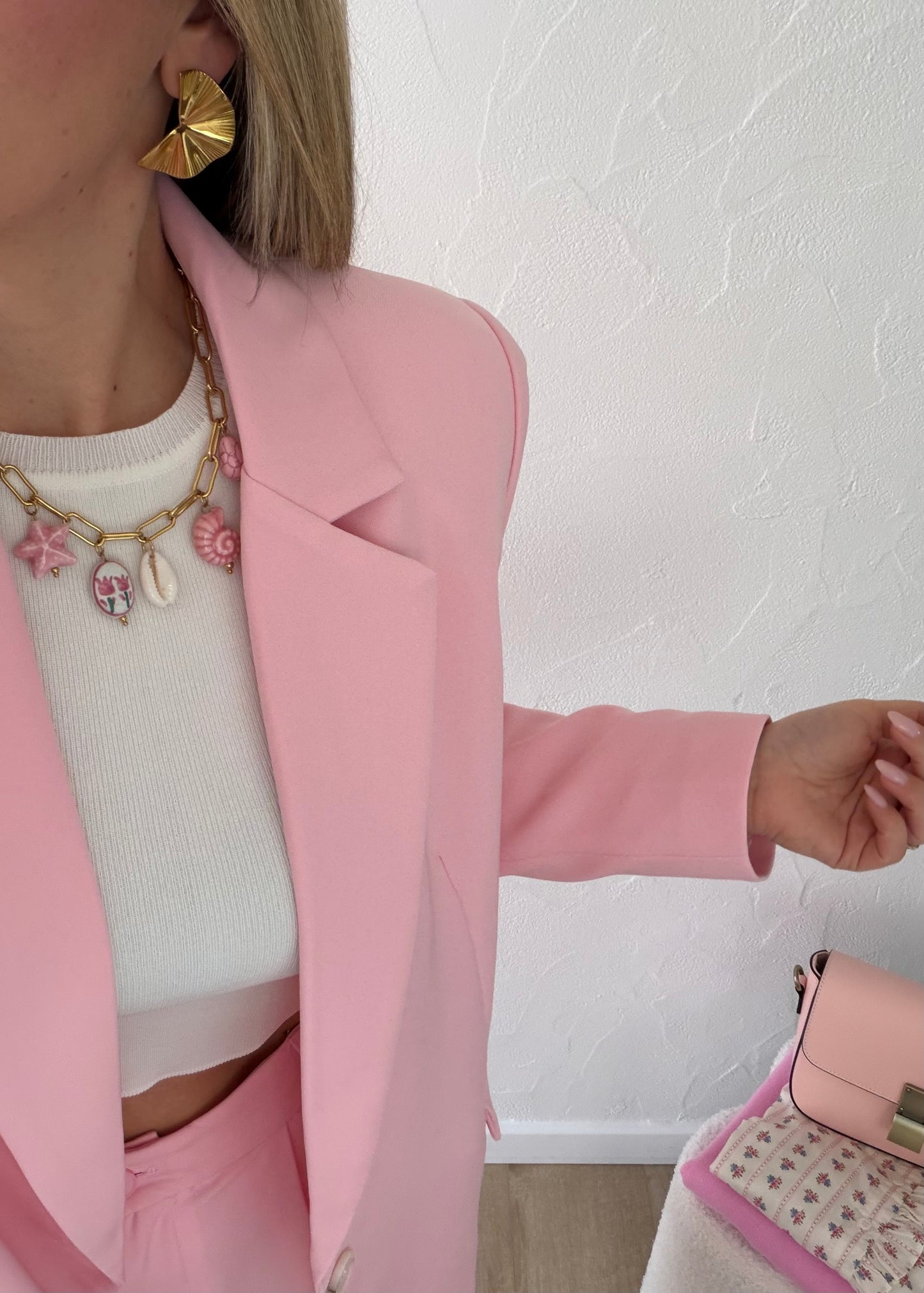 Blazer CORALIE Rose