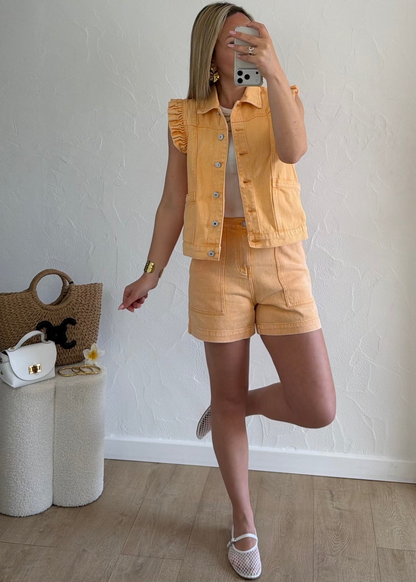Short DAPHNE Orange