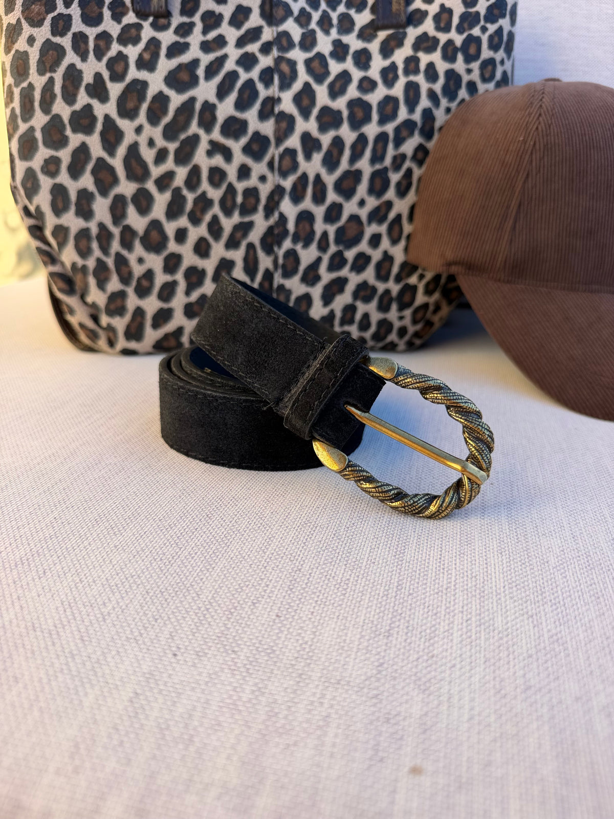 Ceinture cuir noir