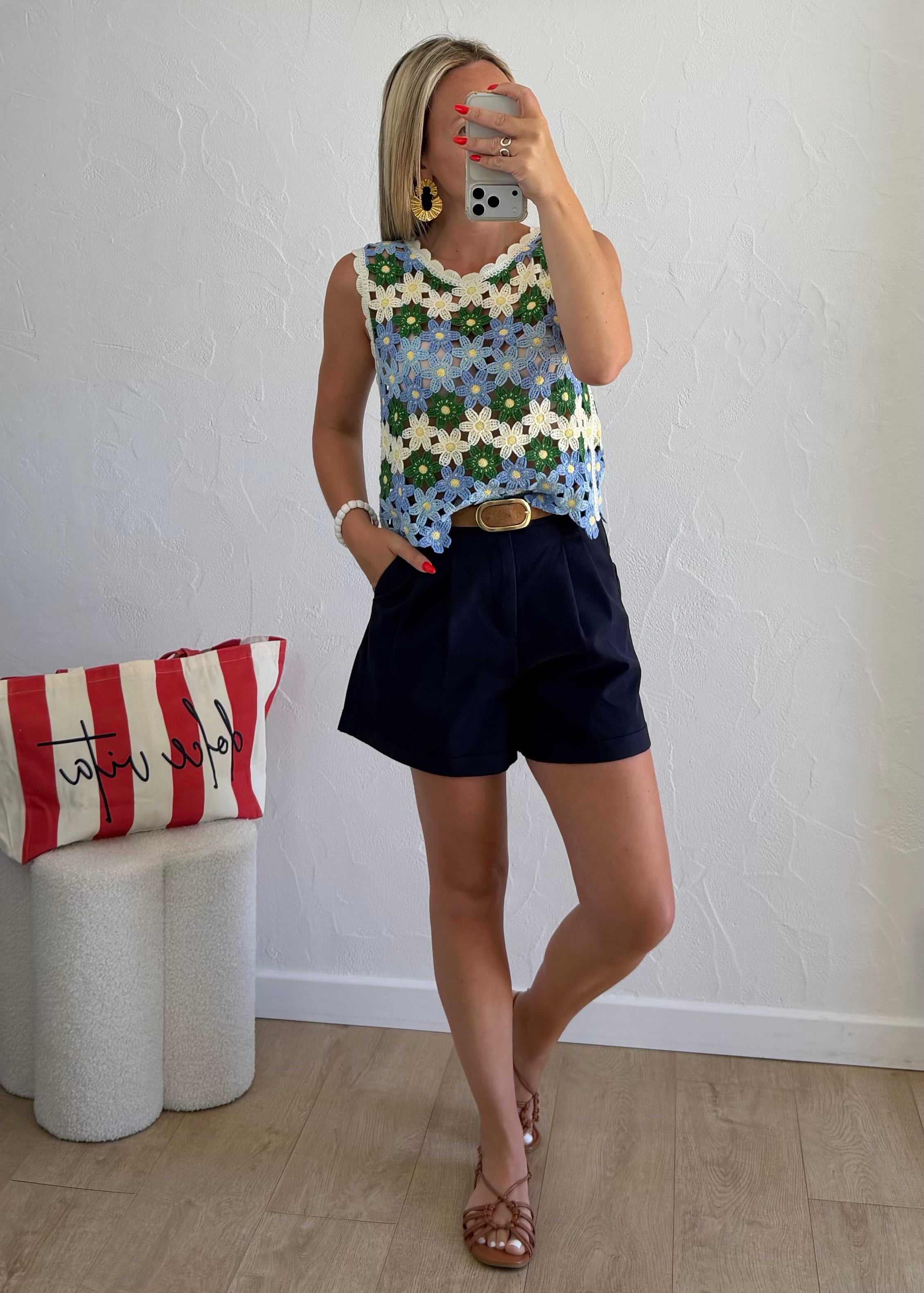 Short FLAVIE Bleu Marine