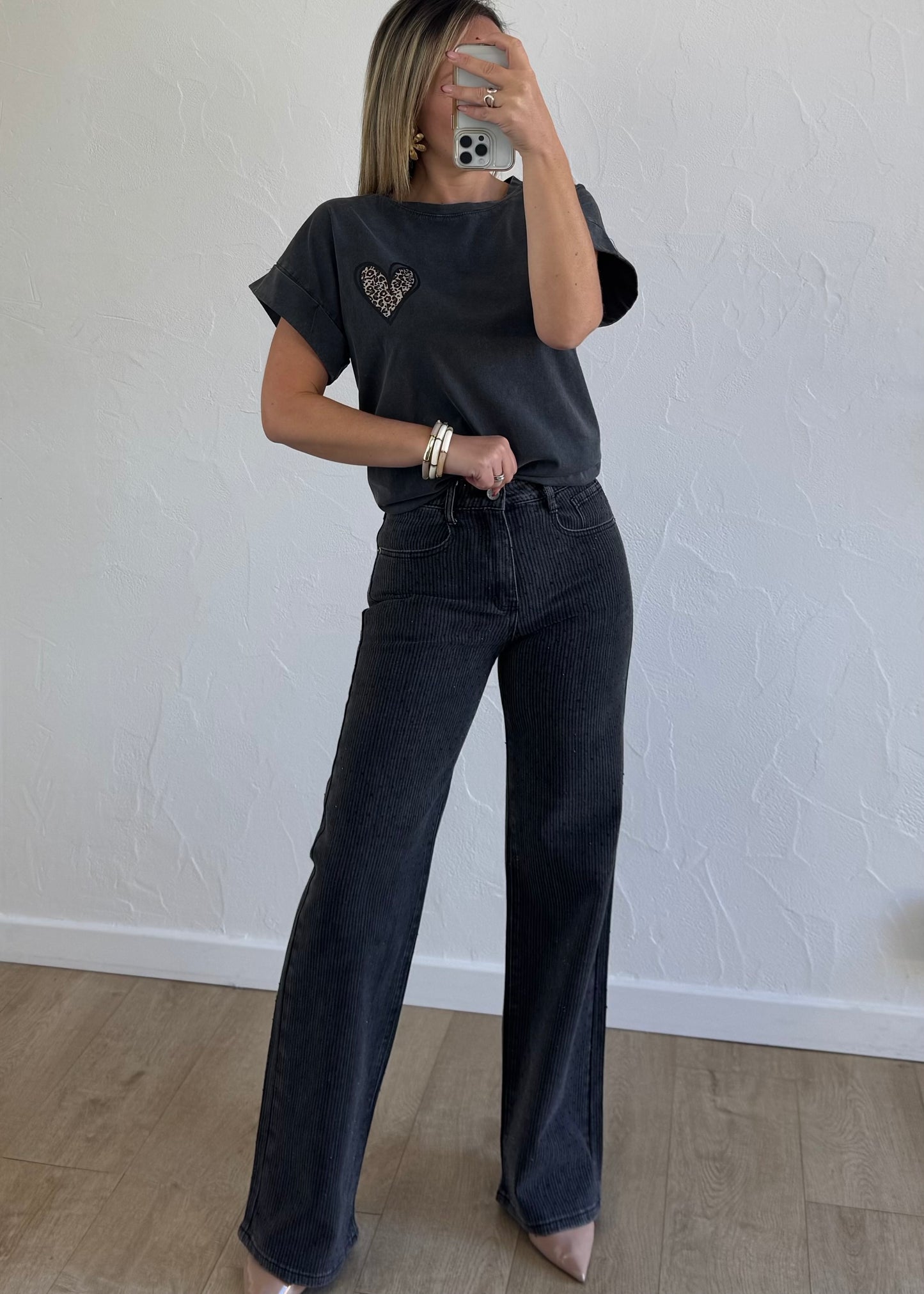 Jean MIREANNE Rayures Gris