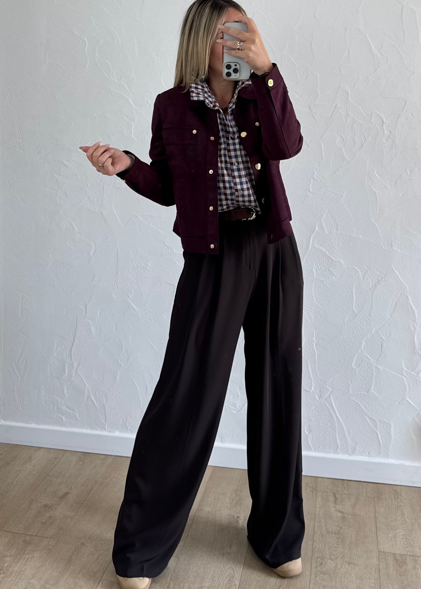 Veste NYRA Bordeaux