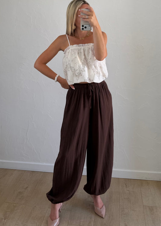 Pantalon NINON Choco