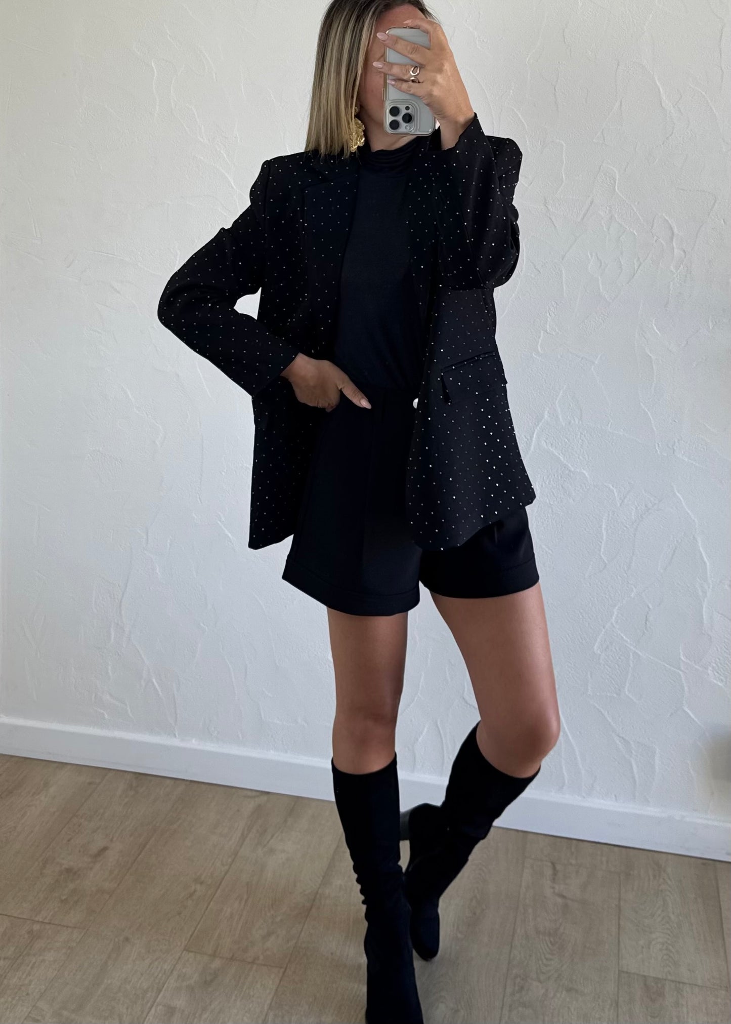 Veste Blazer SOLEANE Argenté