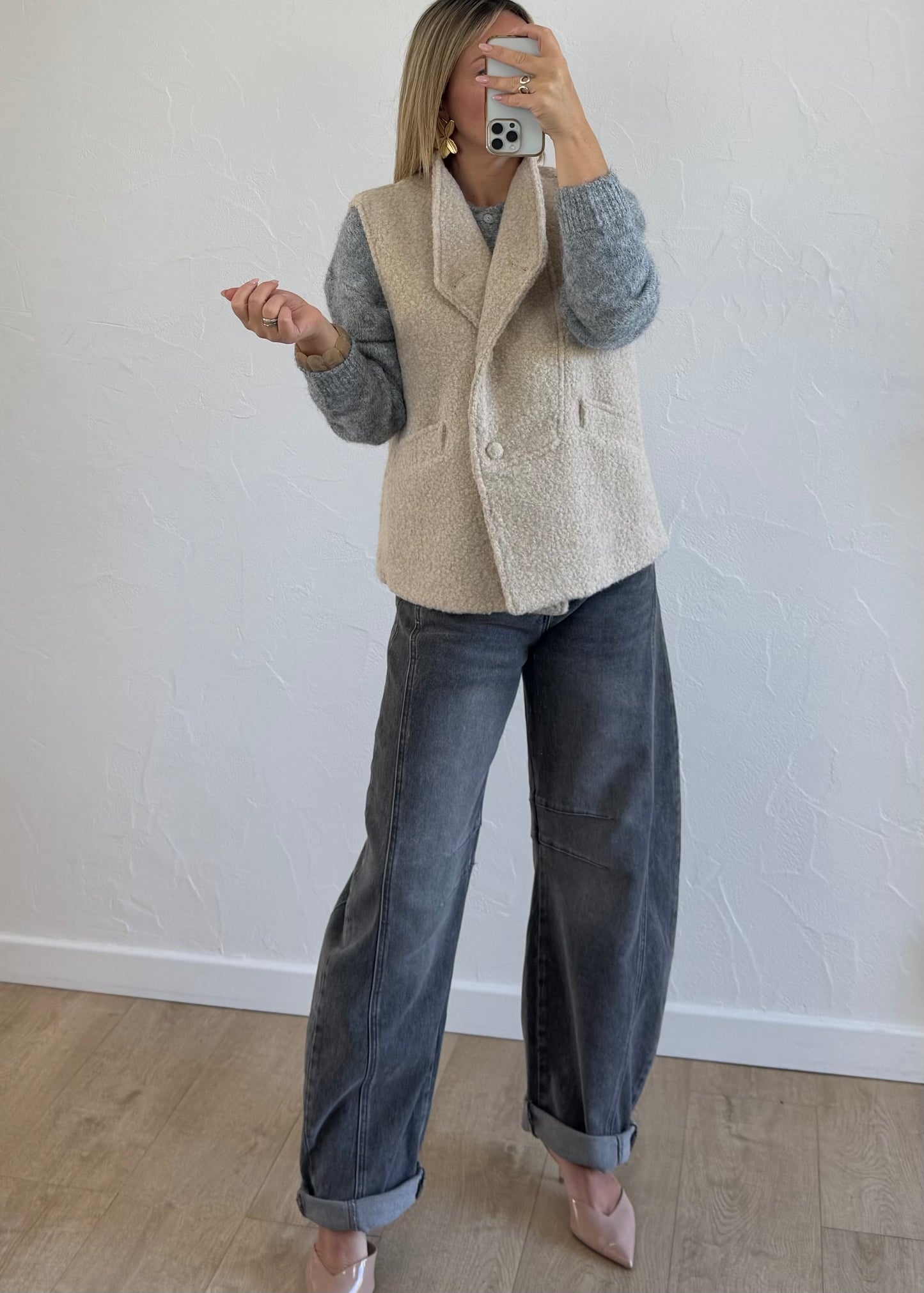 Veste CAMÉLIA Beige