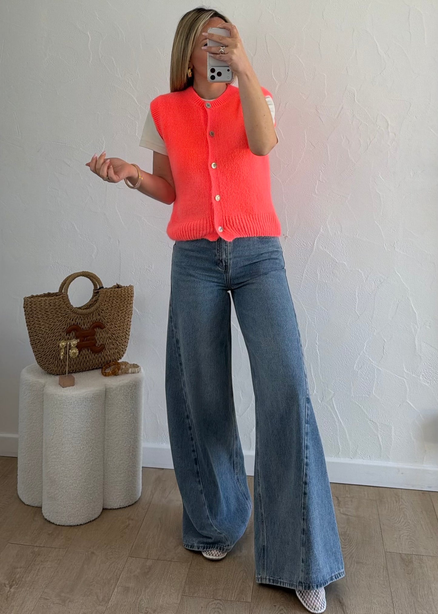 Gilet ADRIANNA Corail 🪸