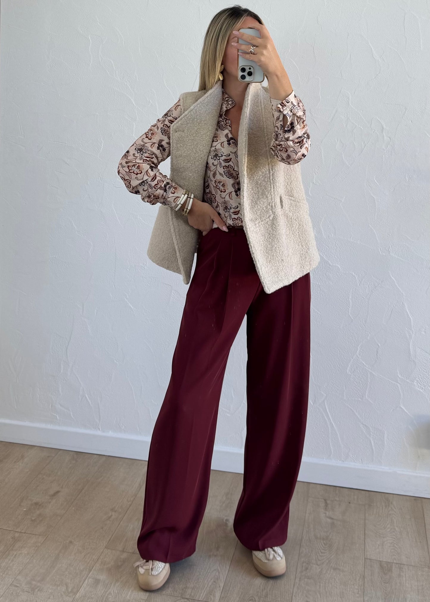 Pantalon JADE Bordeaux