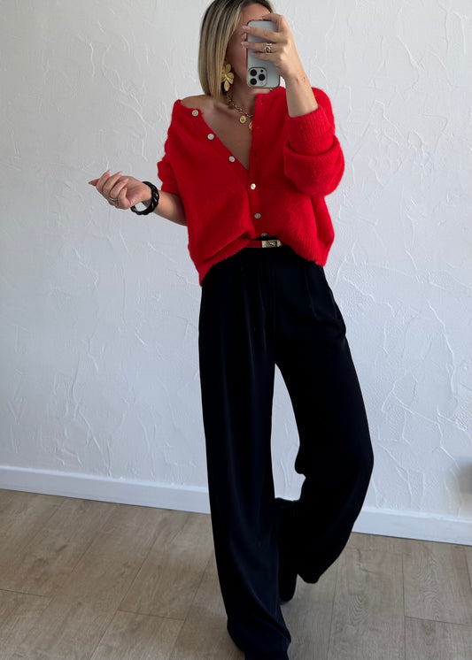 Gilet ZINNIA Rouge
