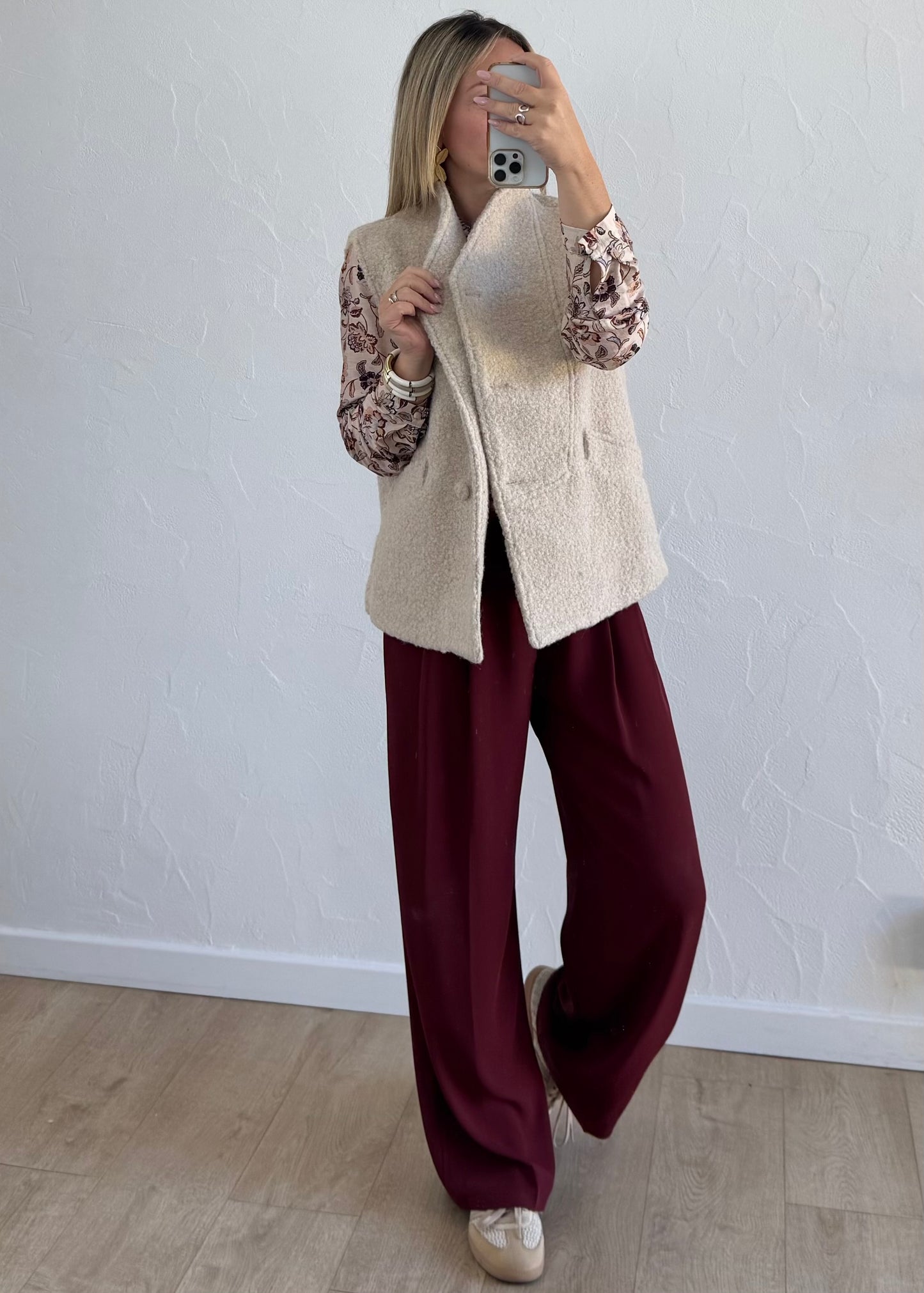 Pantalon JADE Bordeaux