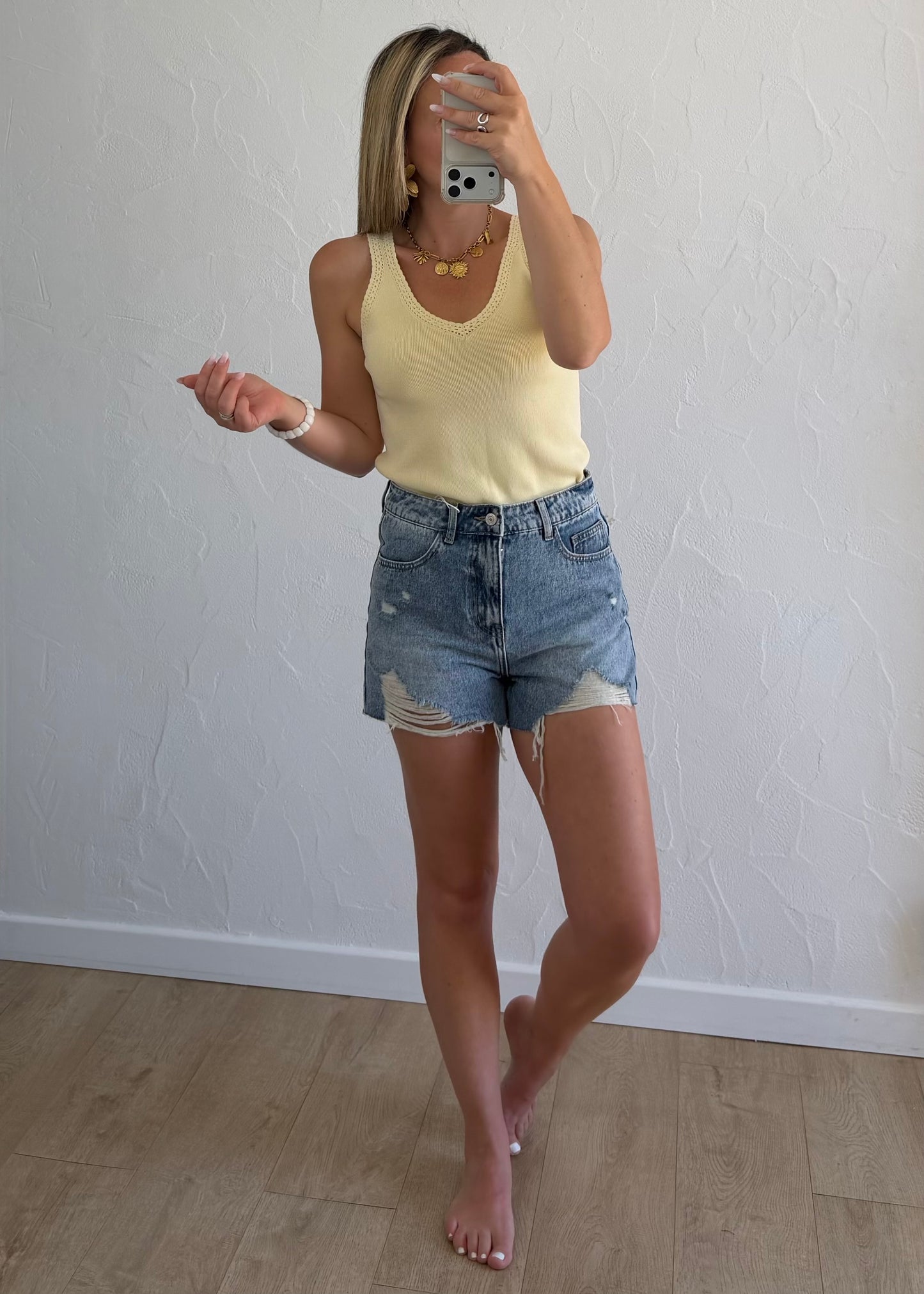 Débardeur LISE Jaune