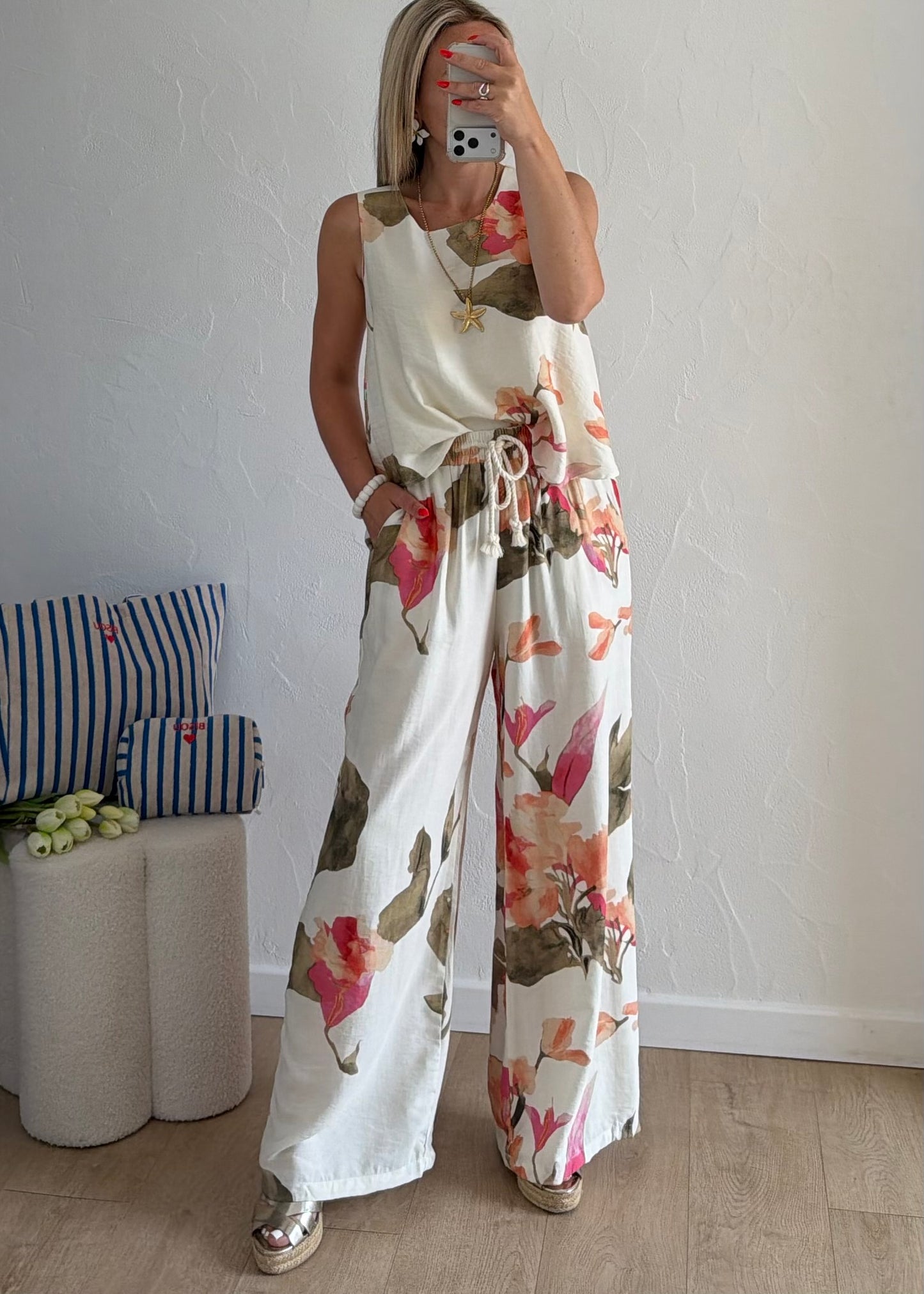 Pantalon LENA Rose
