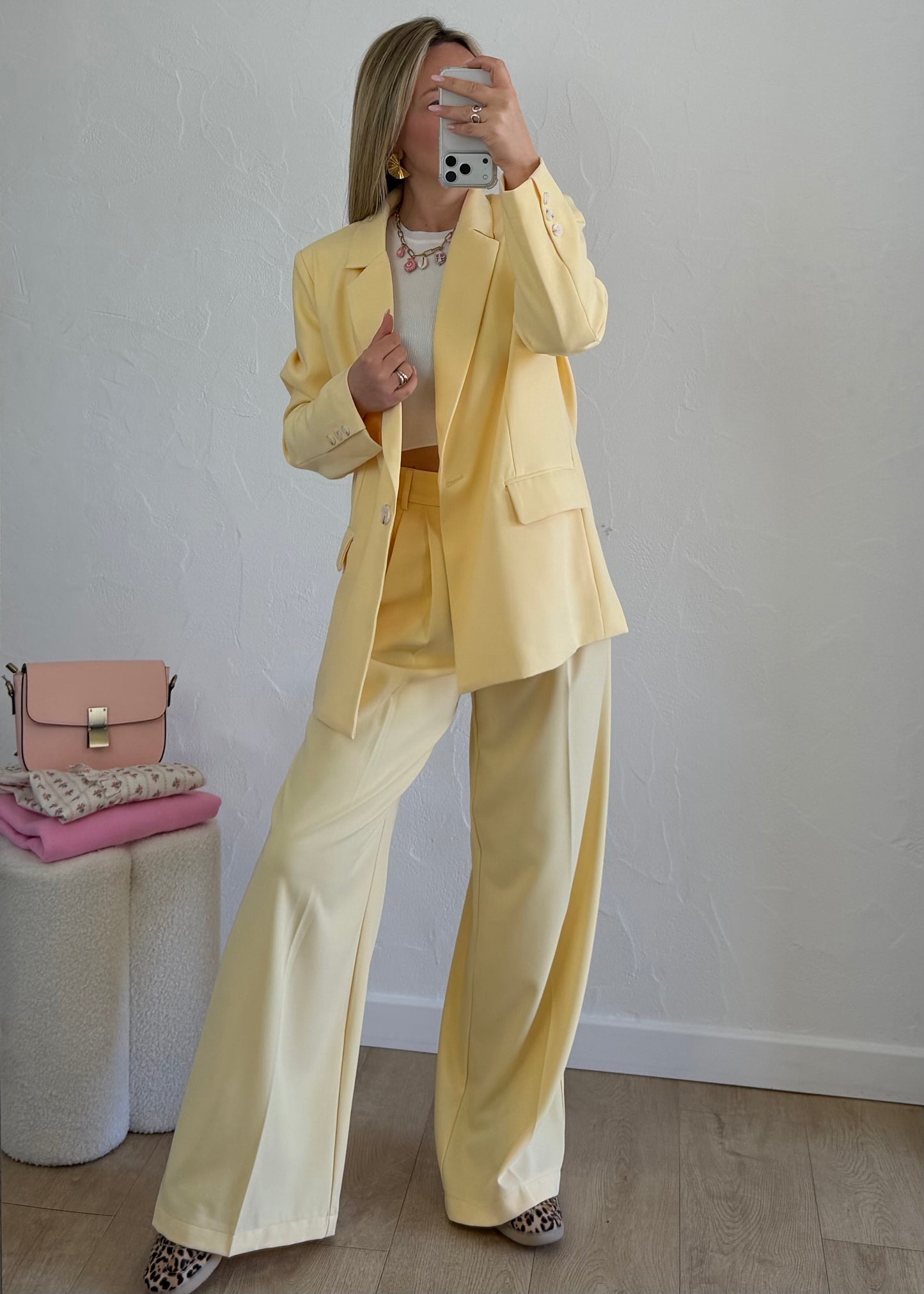 Blazer CORALIE Jaune