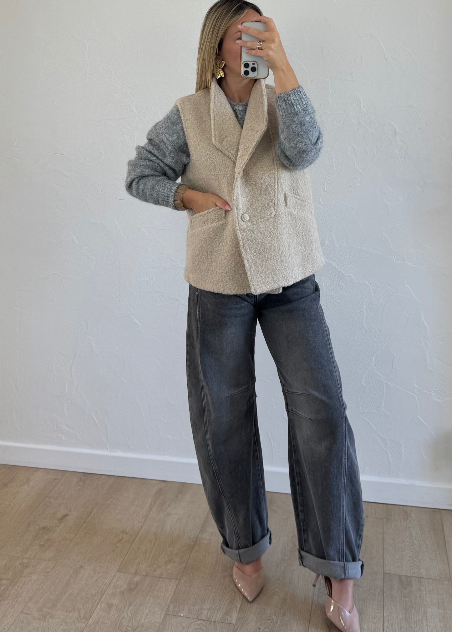 Veste CAMÉLIA Beige