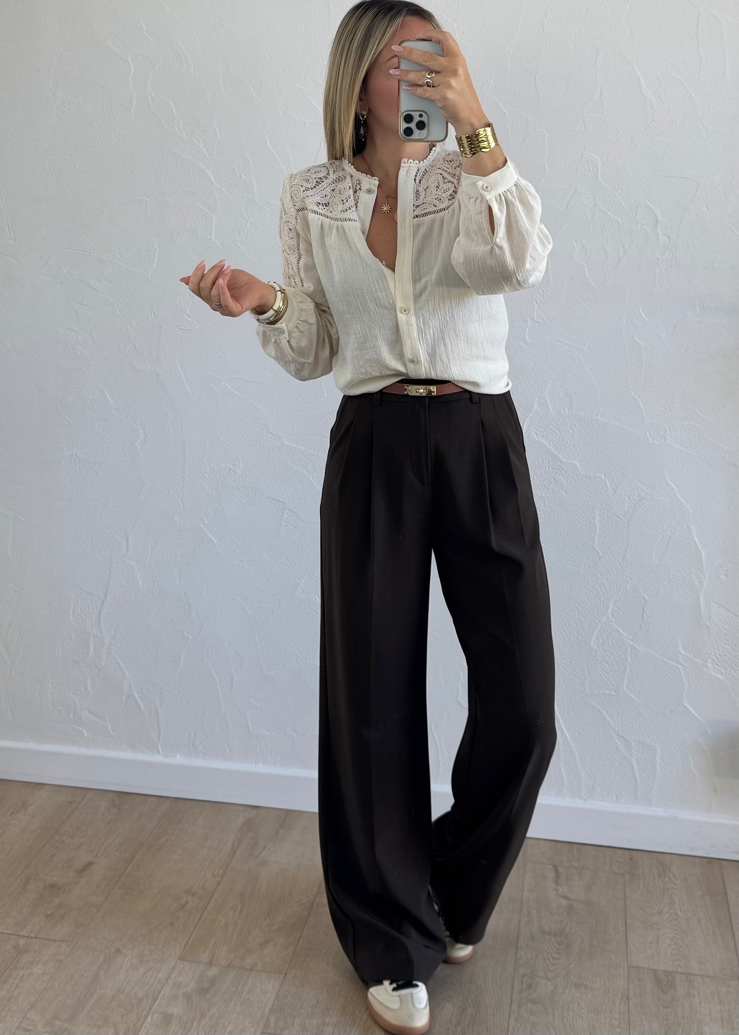 Pantalon SALOME Marron