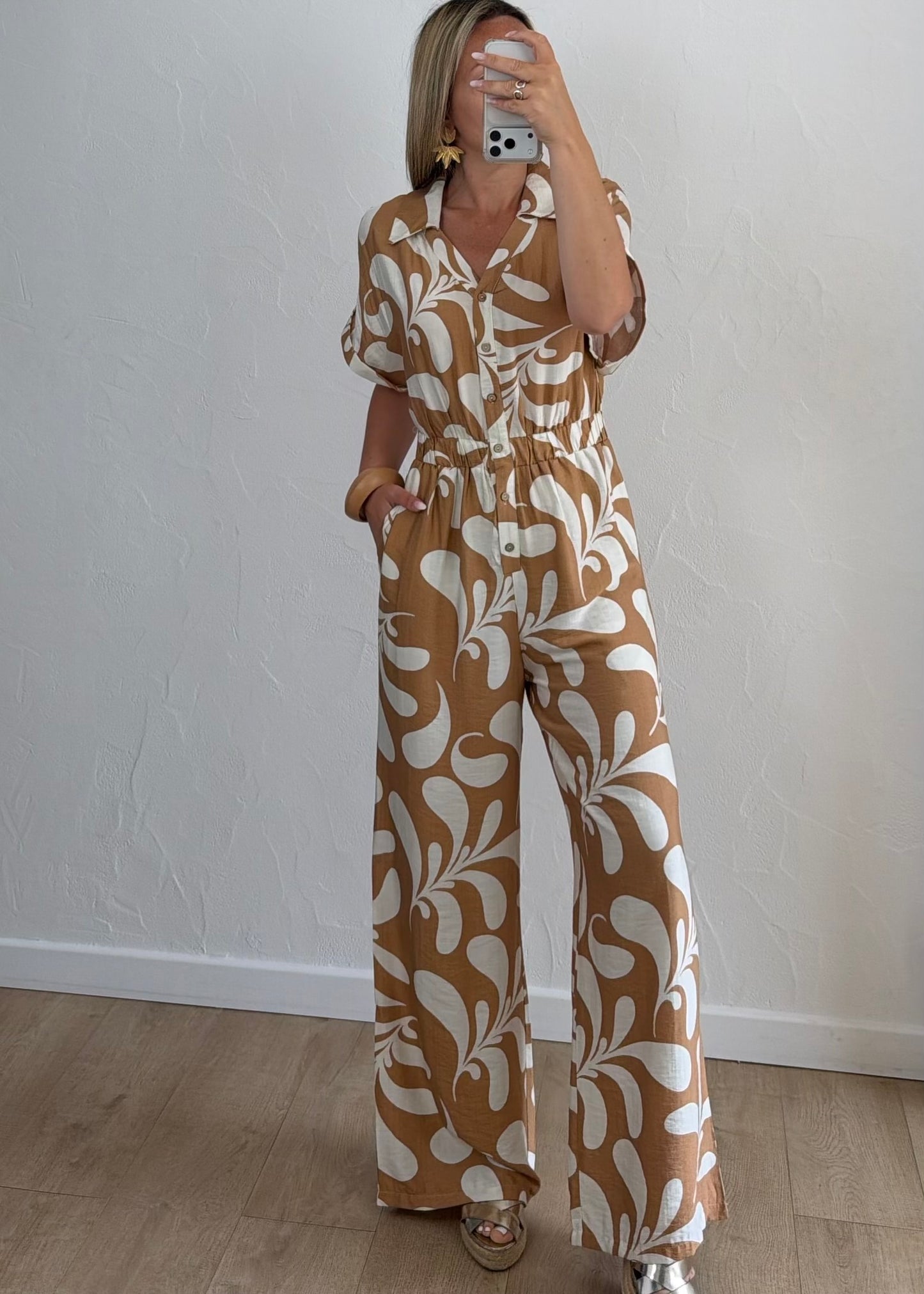 Combi-pantalon ALIX Abricot