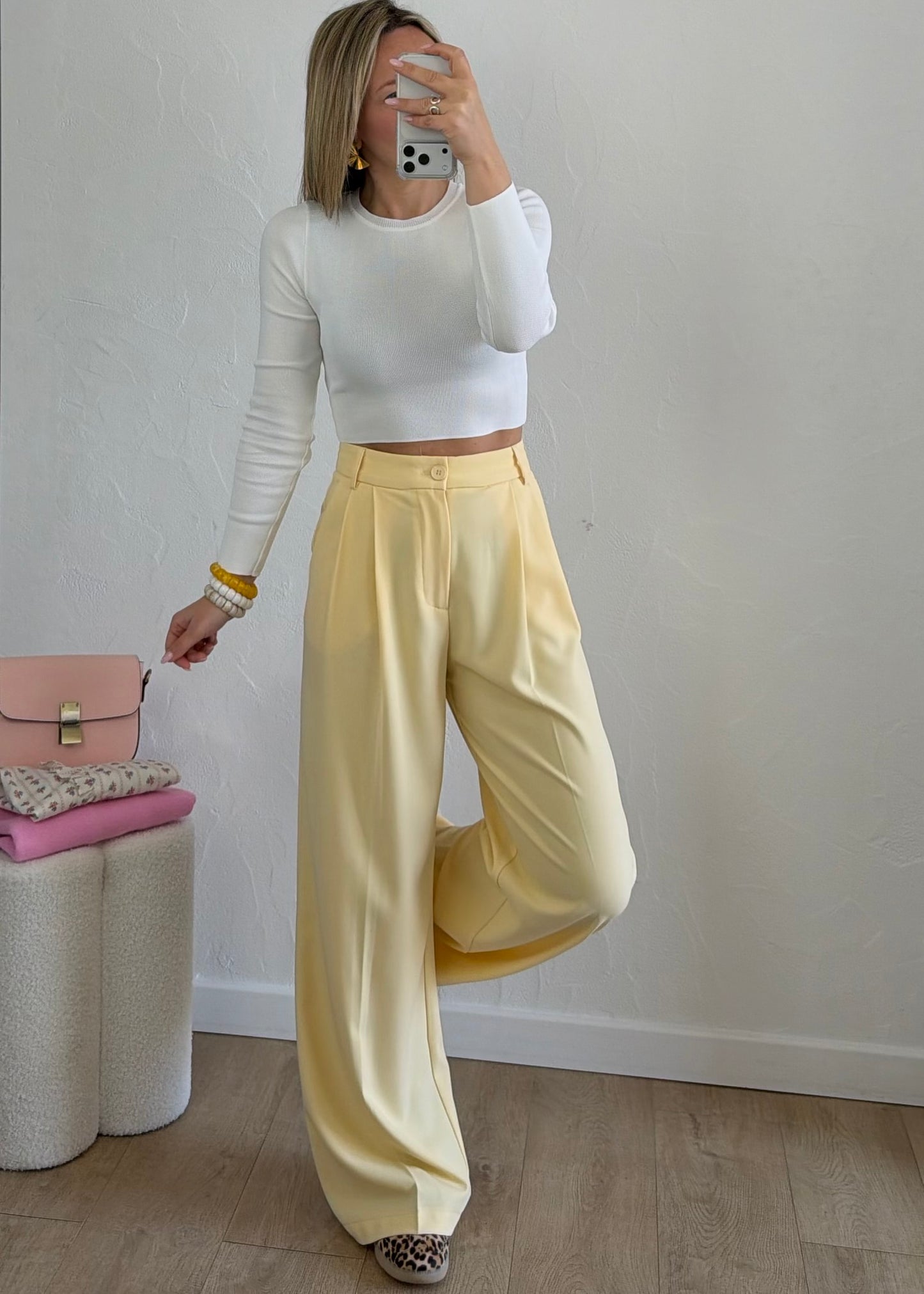 Pantalon CORALIE Jaune