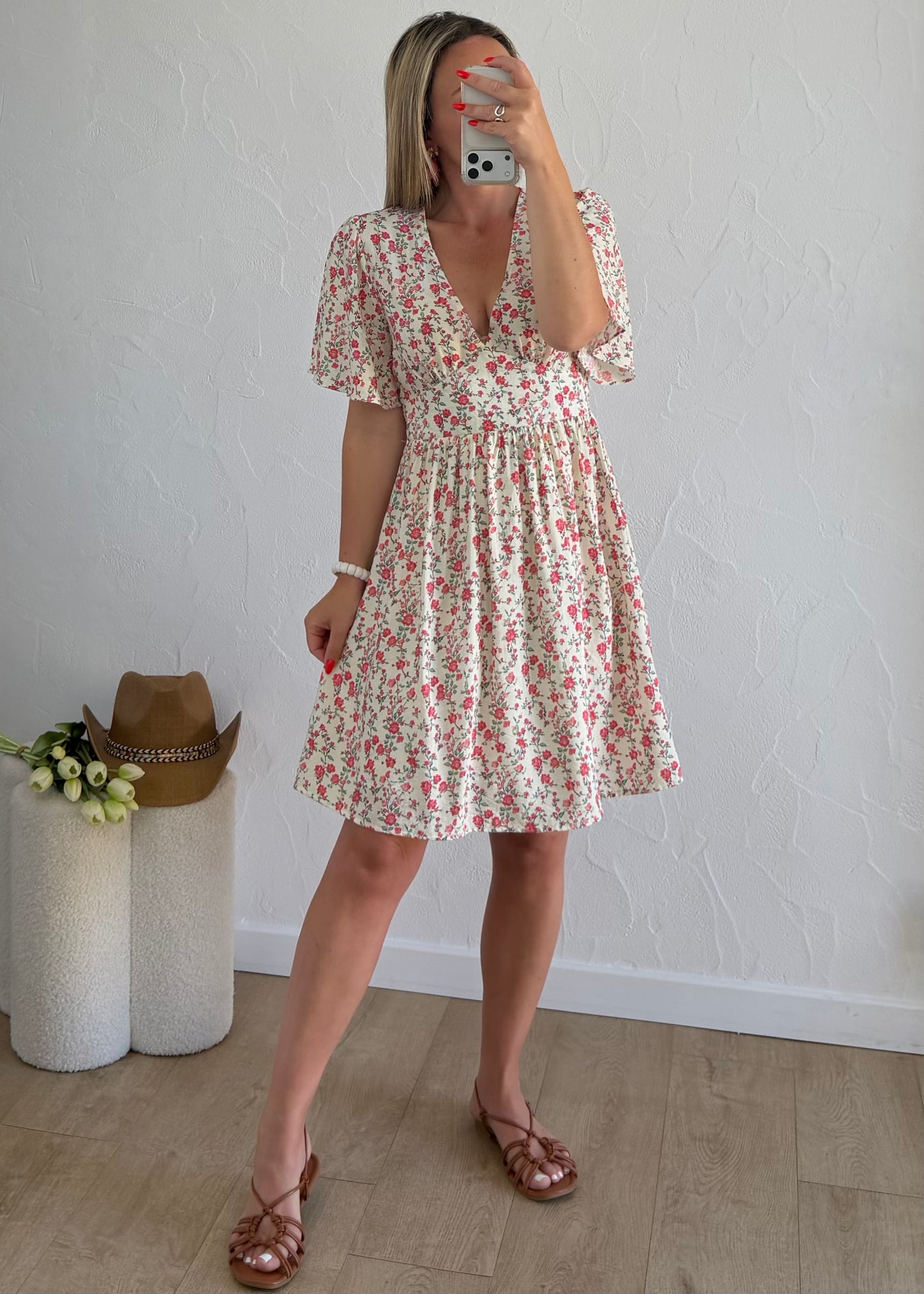 Robe KAYLA Rouge