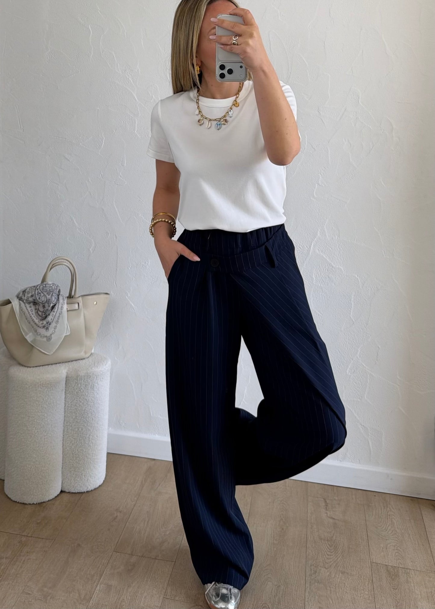 Pantalon ALINE Bleu marine