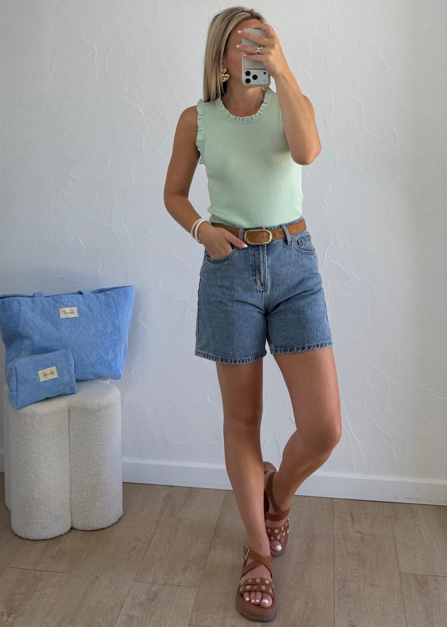 Top LOUISON Vert