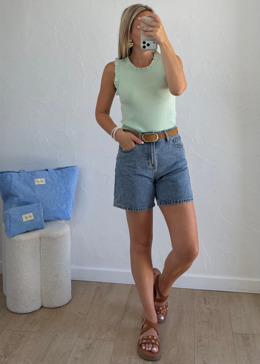 Top LOUISON Vert