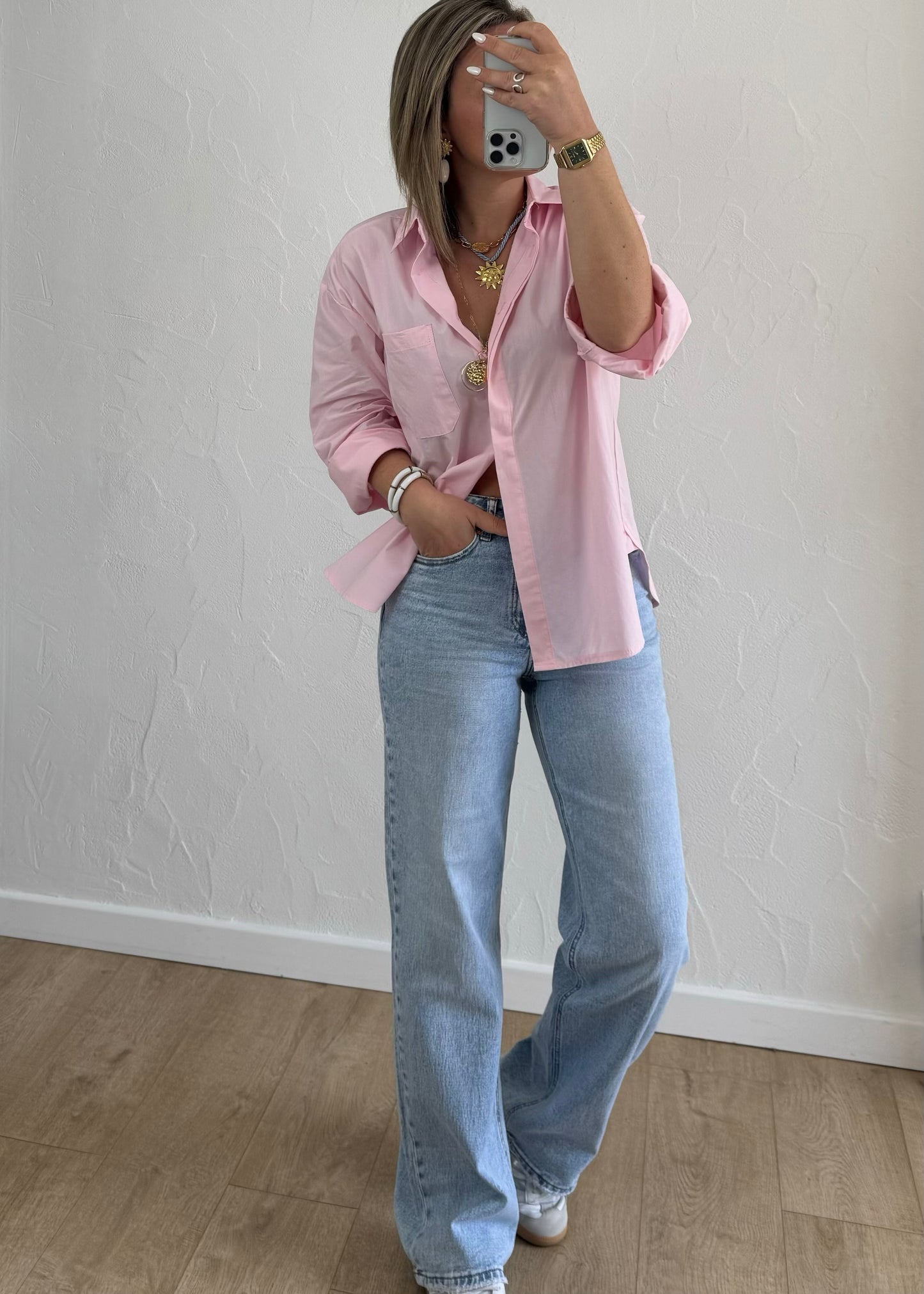 Chemise Mathilde Rose