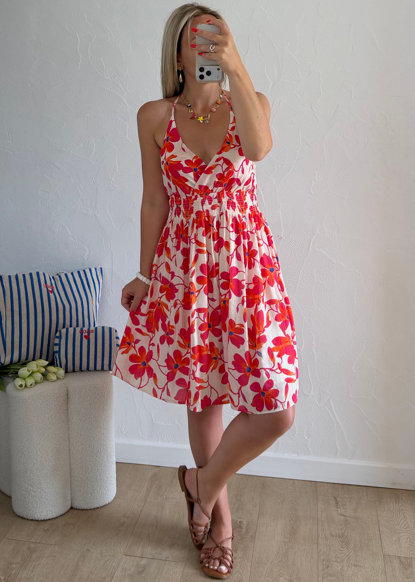 Robe JANELLE Rouge