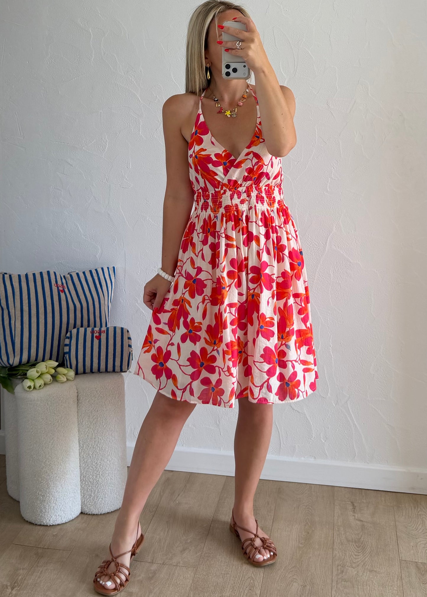 Robe JANELLE Rouge