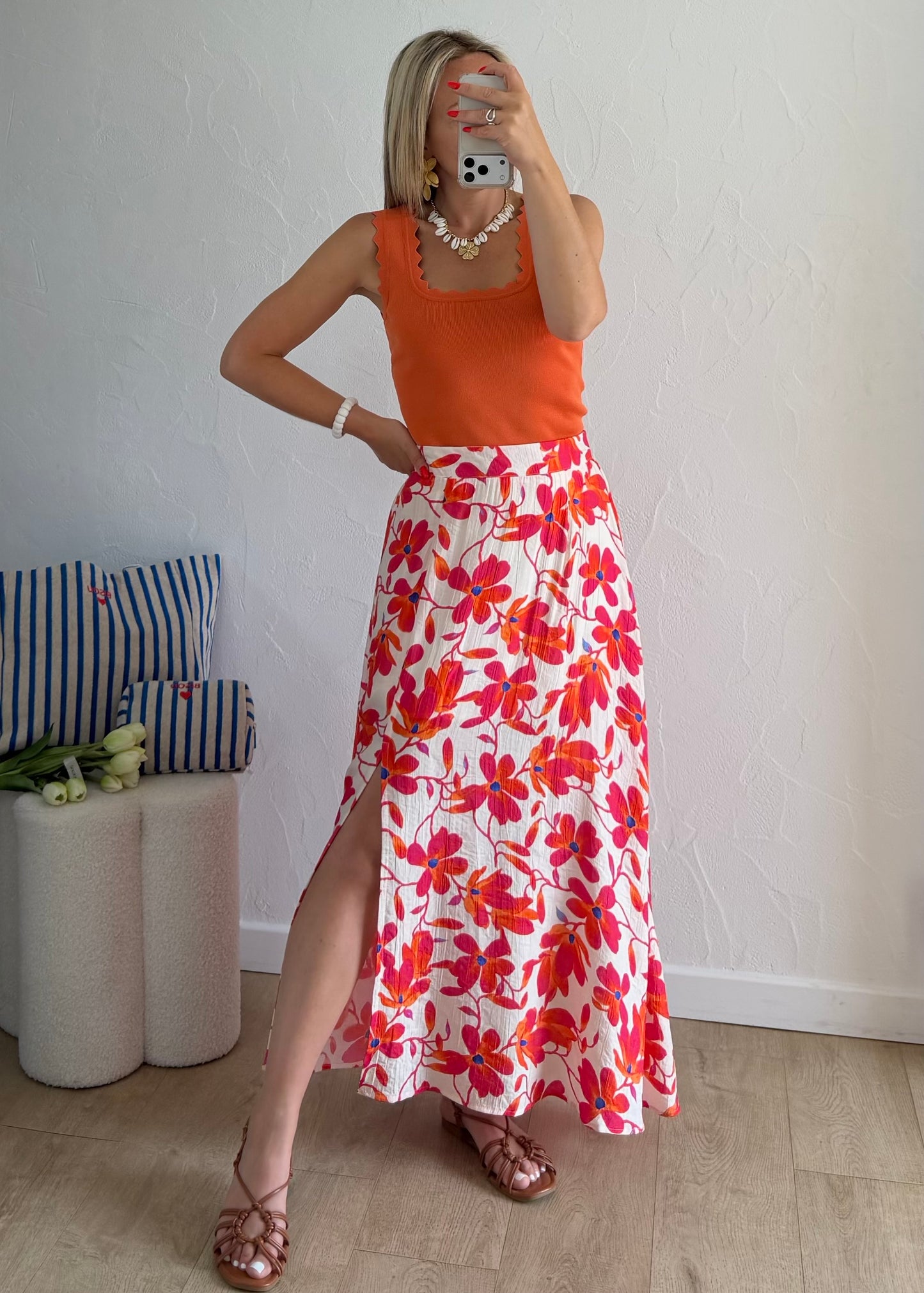 Débardeur ROMANE Orange